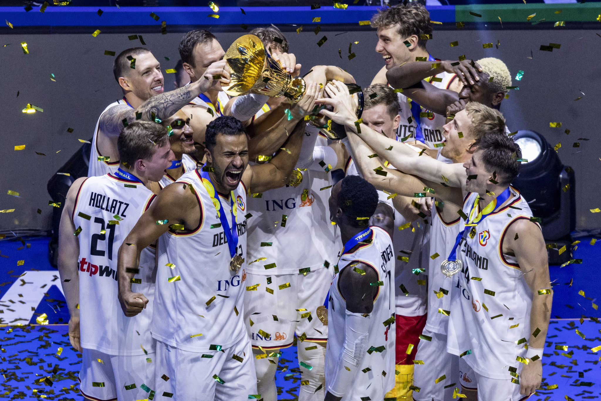 Germany see off Serbia to seal first FIBA World Cup title