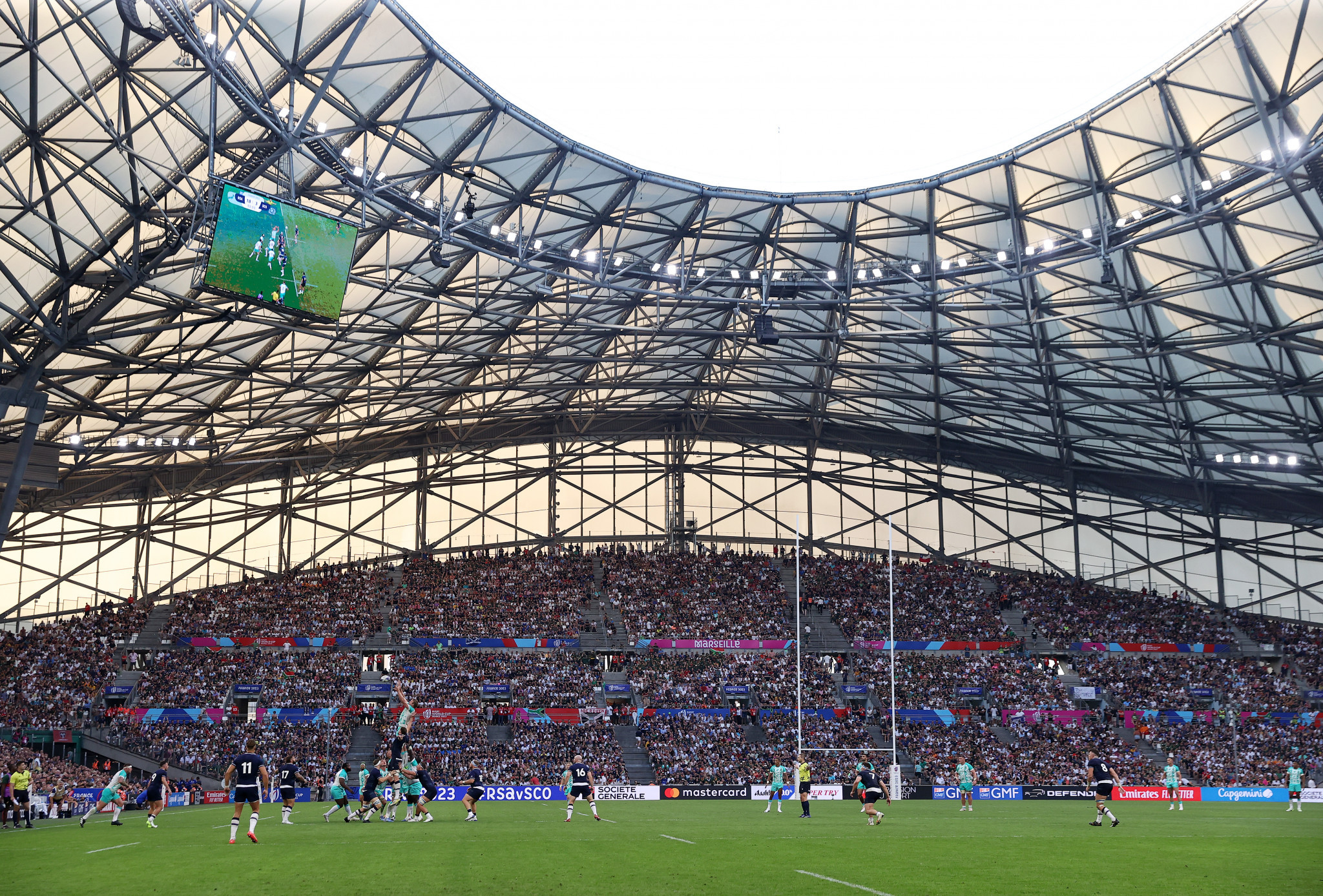 Stade Vélodrome in Marseille was the venue for the match between South Africa and Scotland ©Getty Images