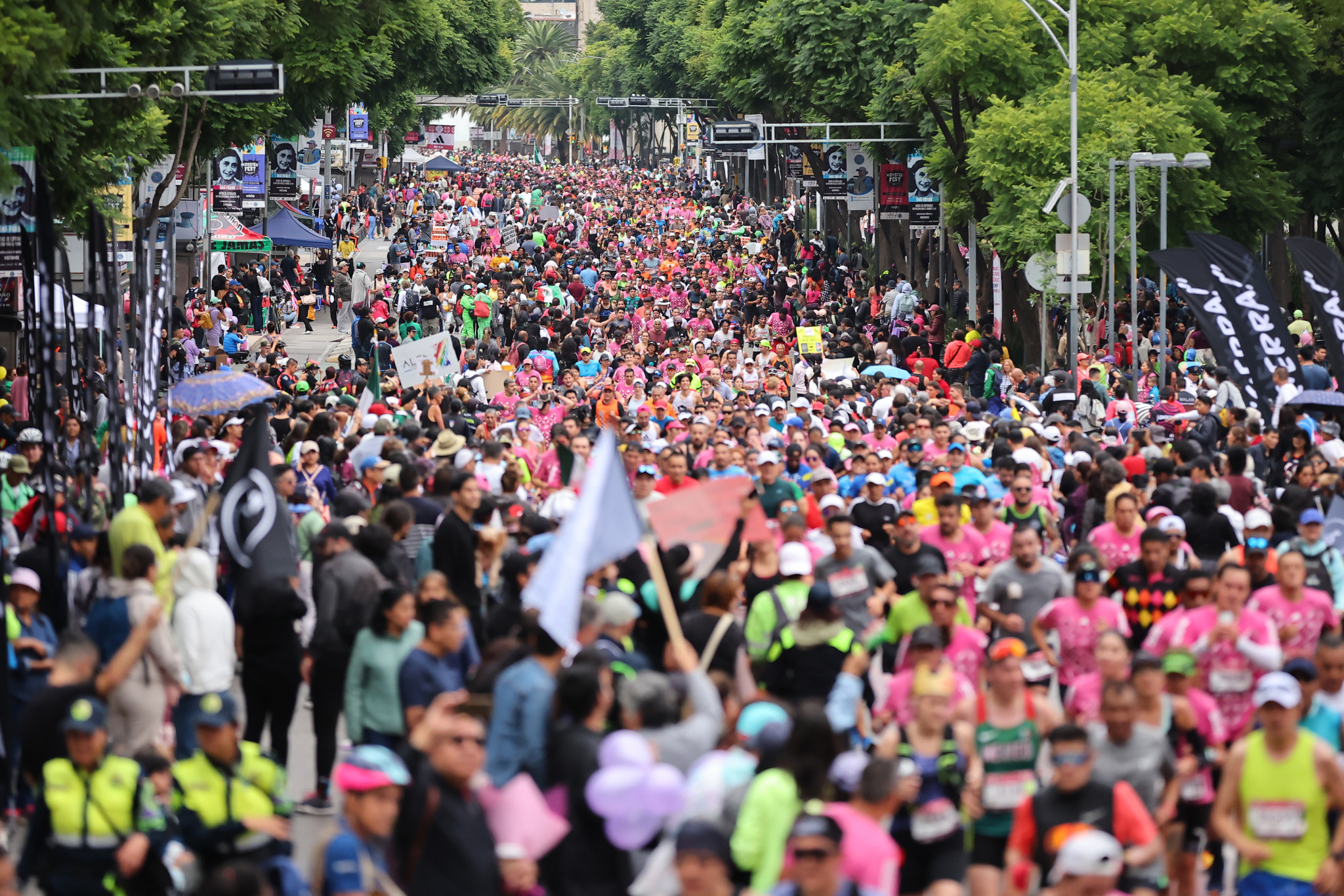 
Initial reports claim that 11,000 of the 30,000 field at this year's Mexico City Marathon were disqualified for failing to run the full distance ©Getty Images