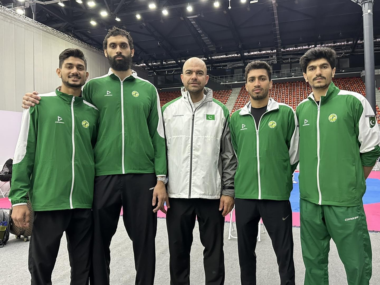 Four athletes represented Pakistan at the World Championships in Baku earlier this year ©Pakistan Taekwondo Federation
