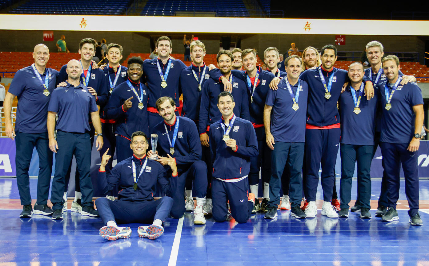 The United States beat neighbours Canada in straight sets claim gold in the 2023 NORCECA Volleyball Championship ©NORCECA