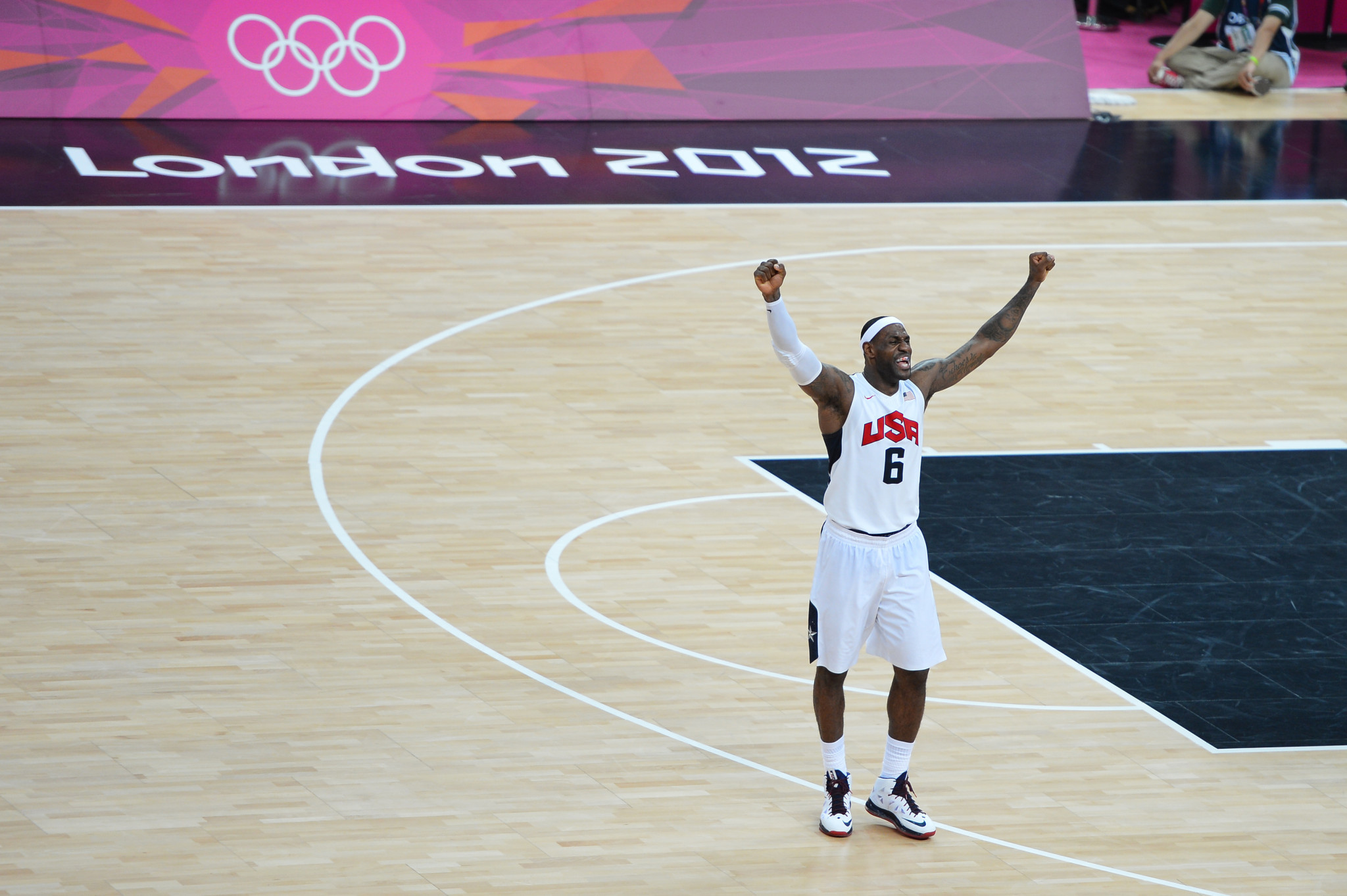 LeBron James won men's Olympic basketball gold with the United States at Beijing 2008 and London 2012, but did not feature at Rio 2016 or Tokyo 2020 ©Getty Images
