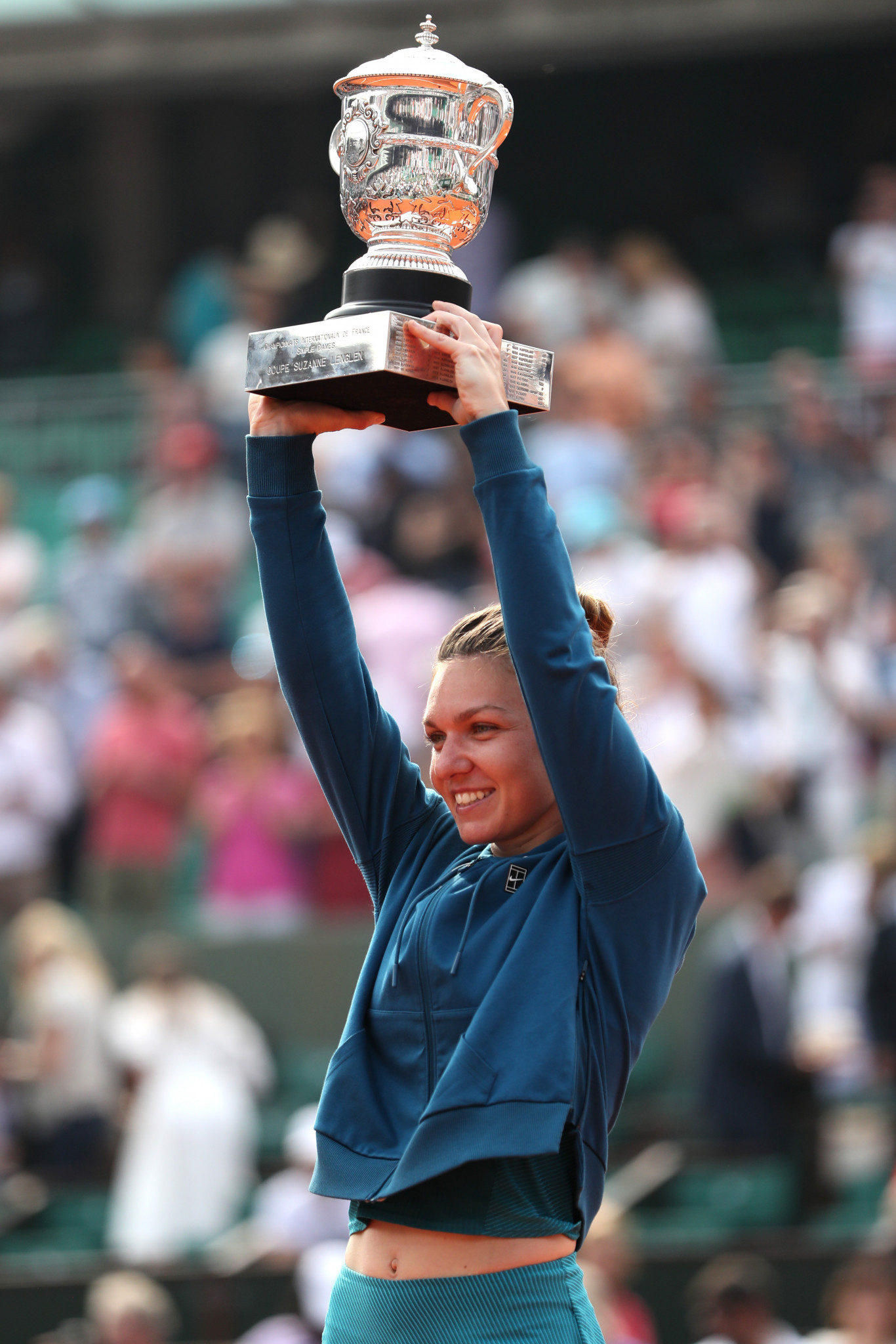 Simona Halep's first Grand Slam title came when she won the 2018 French Open ©Getty Images