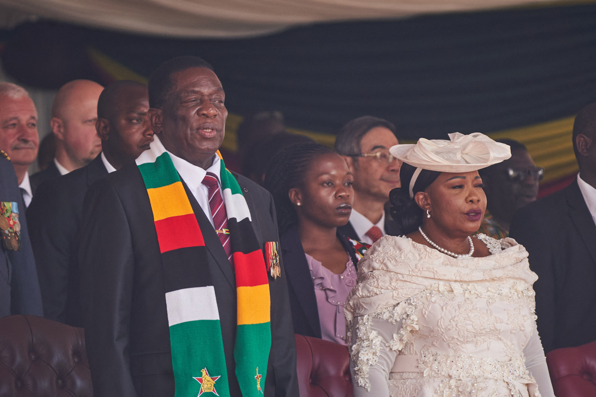 The re-election of Emmerson Mnangagwa as Zimbabwe's President has been criticised by observers for not meeting international standards ©Getty Images