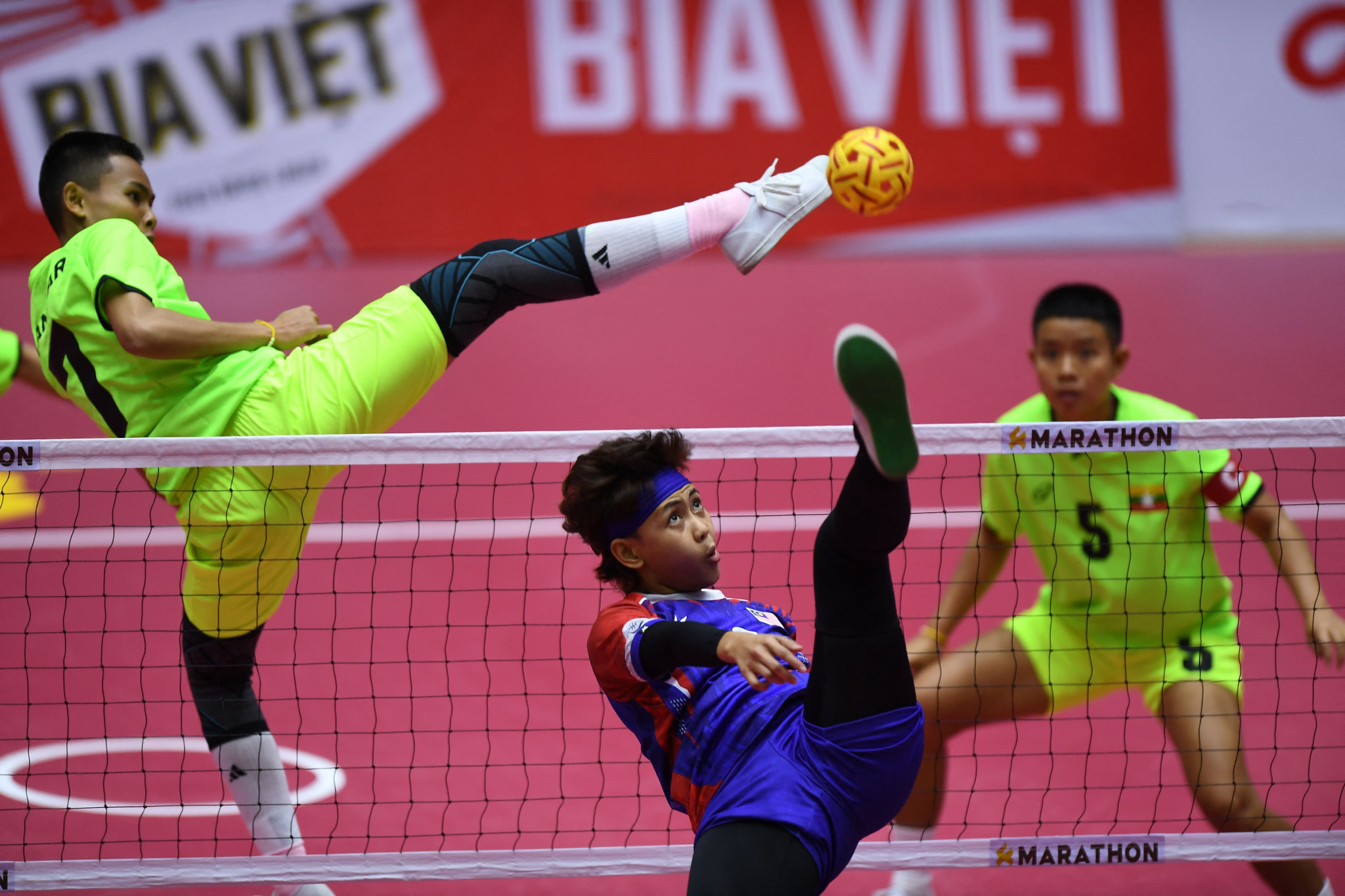 Myanmar is aiming for medals in sepak takraw, dragon boat racing and wushu ©Getty Images