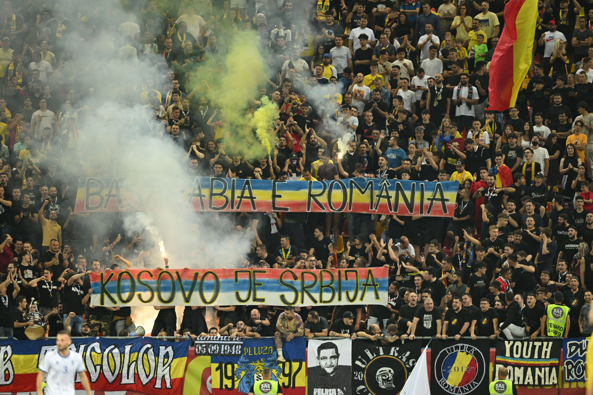 UEFA Euro 2024 qualifier in Romania halted after "Kosovo is Serbia" chants