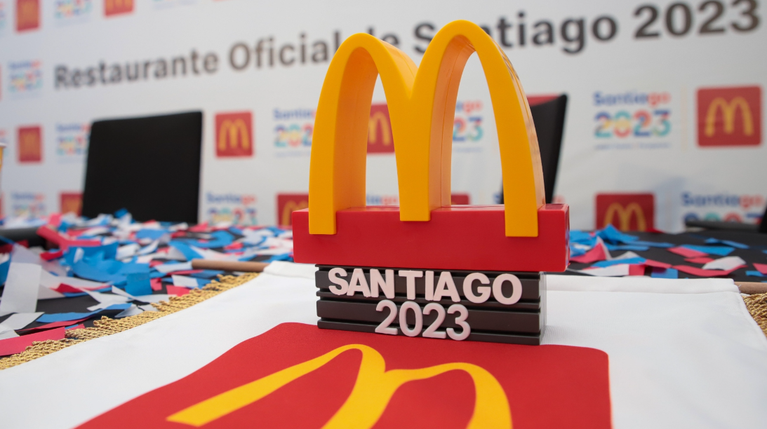 McDonald’s announced as new sponsor for Santiago 2023 Pan American and Parapan American Games