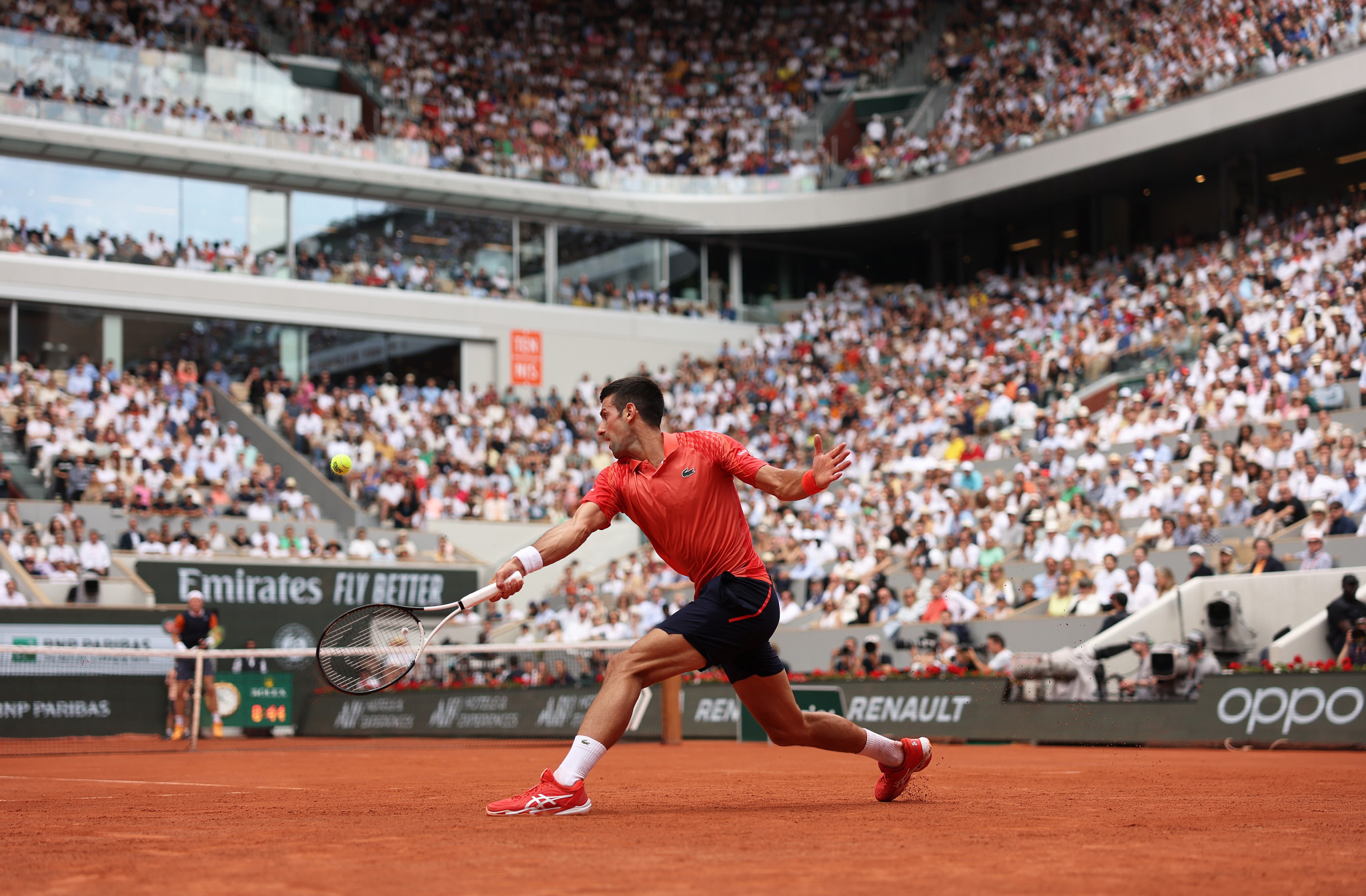 Roland Garros, a venue where Novak Djokovic has secured three French Open titles, is set to stage tennis competition during Paris 2024 ©Getty Images