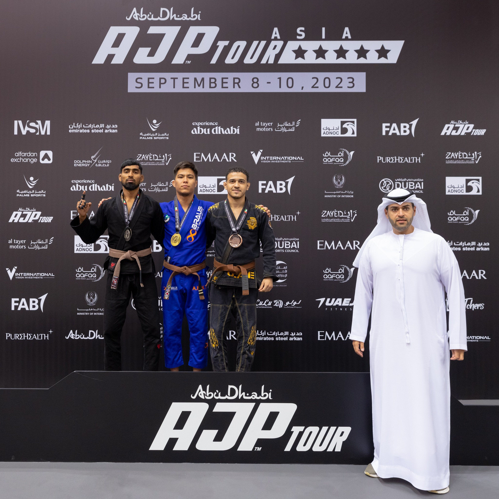The UAE's AFNT were crowned overall winners in the professional category at the 2023 AJP Tour Asia Continental Jiu-Jitsu Championship ©AJP Tour