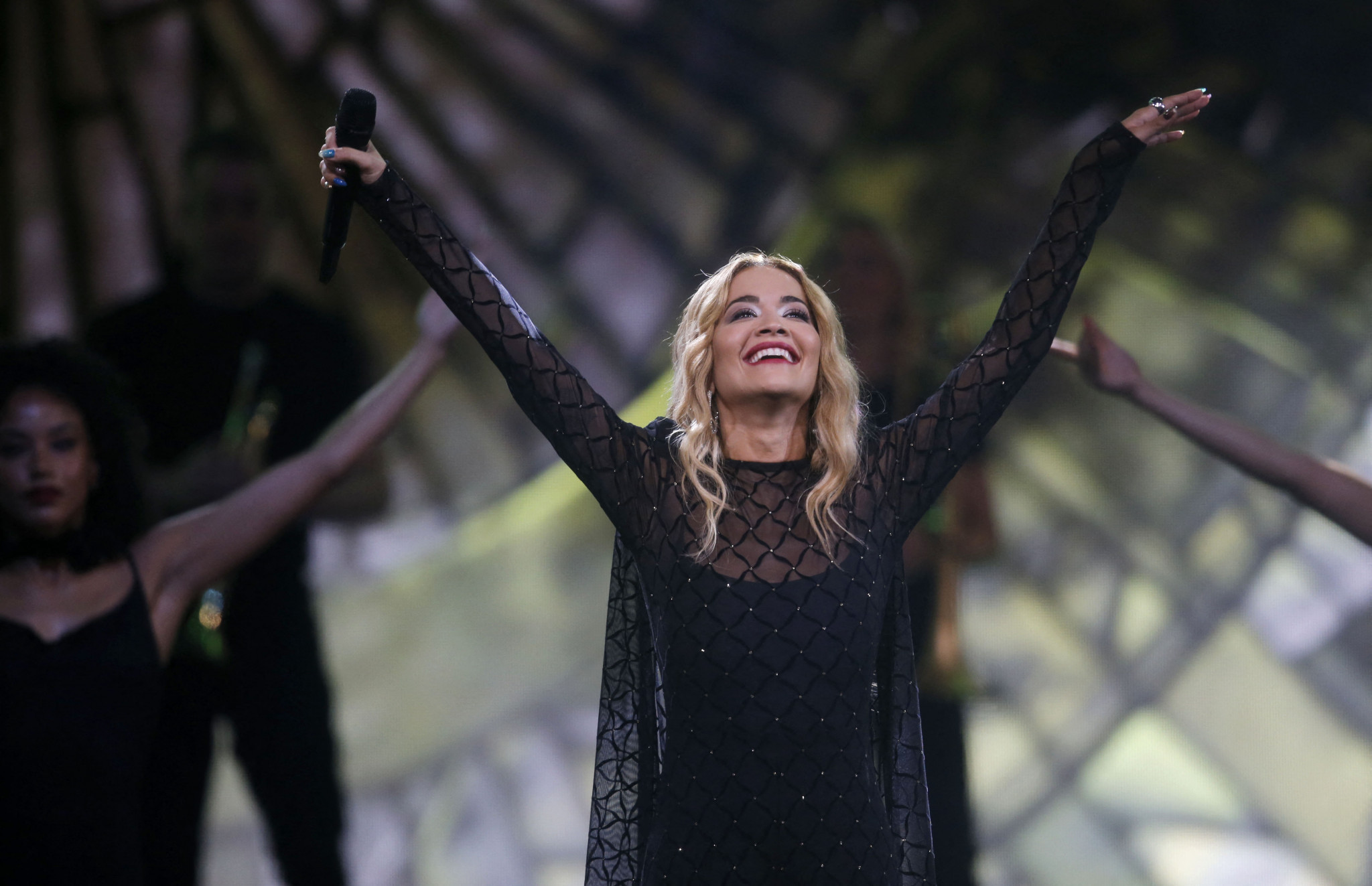 Singer-songwriter Rita Ora performs at the Closing Ceremony of the Invictus Games in Düsseldorf ©Getty Images