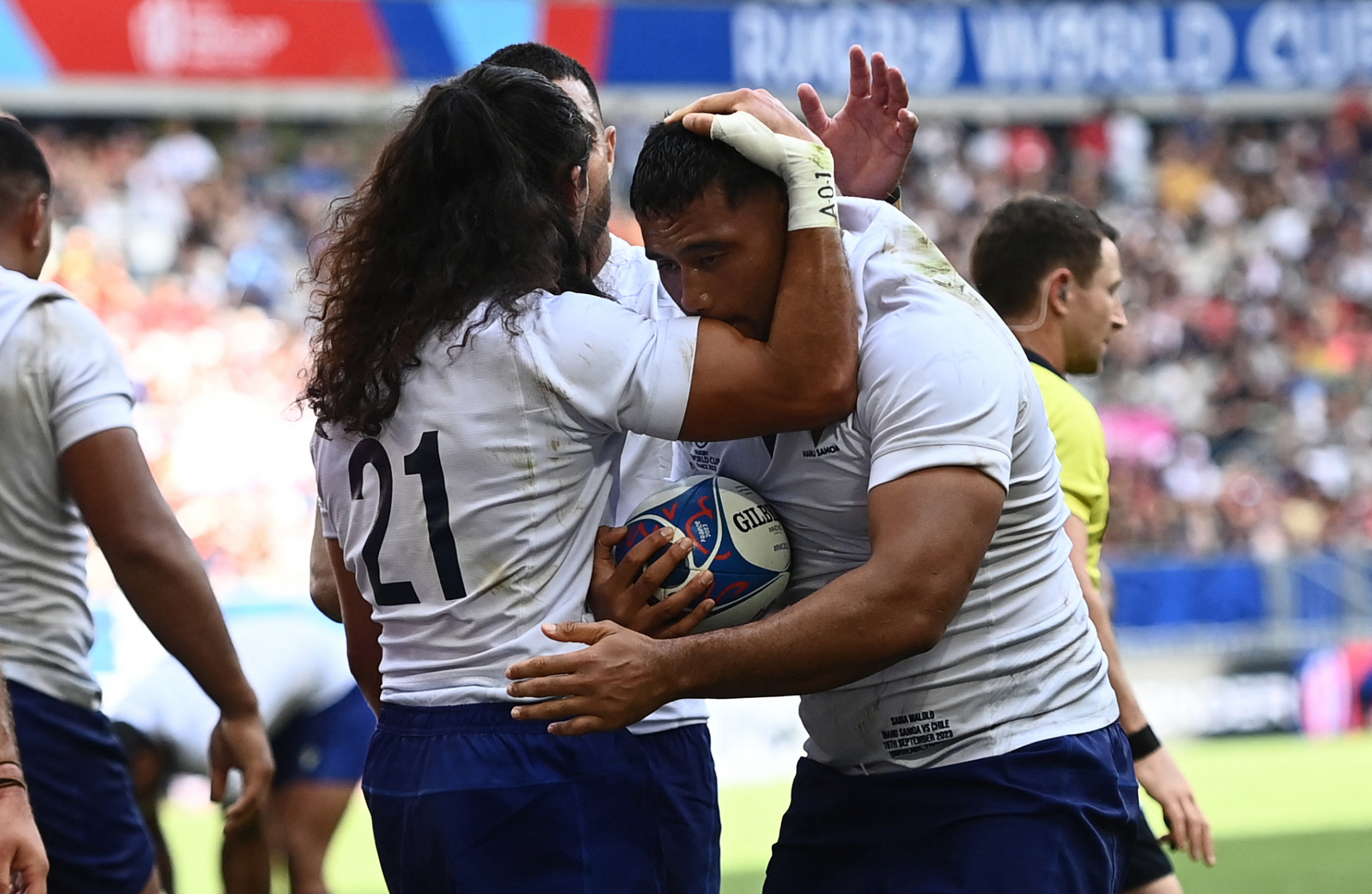 Samoa begin their Rugby World Cup campaign with bonus-point win over Chile 
