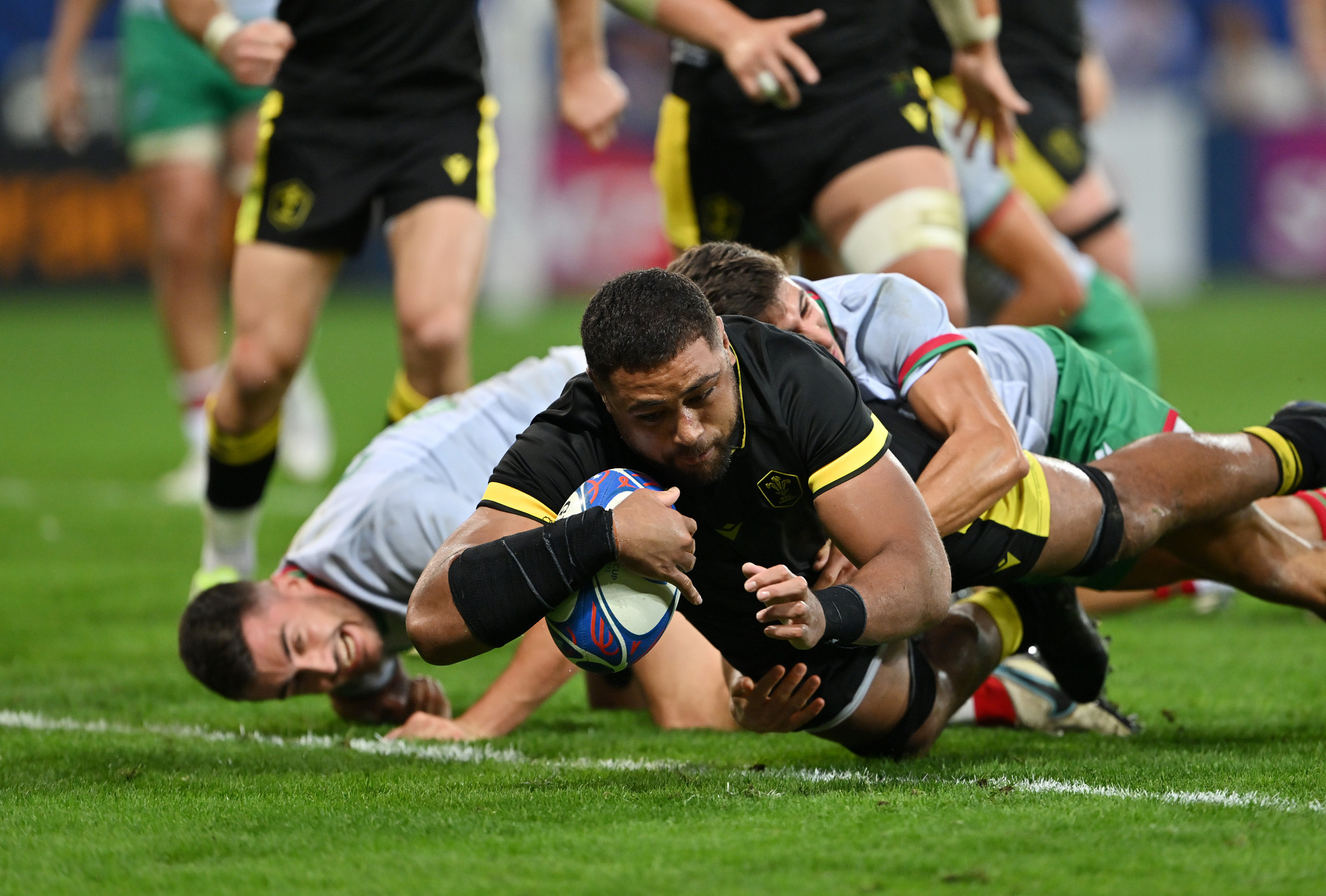 Taulupe Faletau scored the fourth try for Wales today ©Getty Images