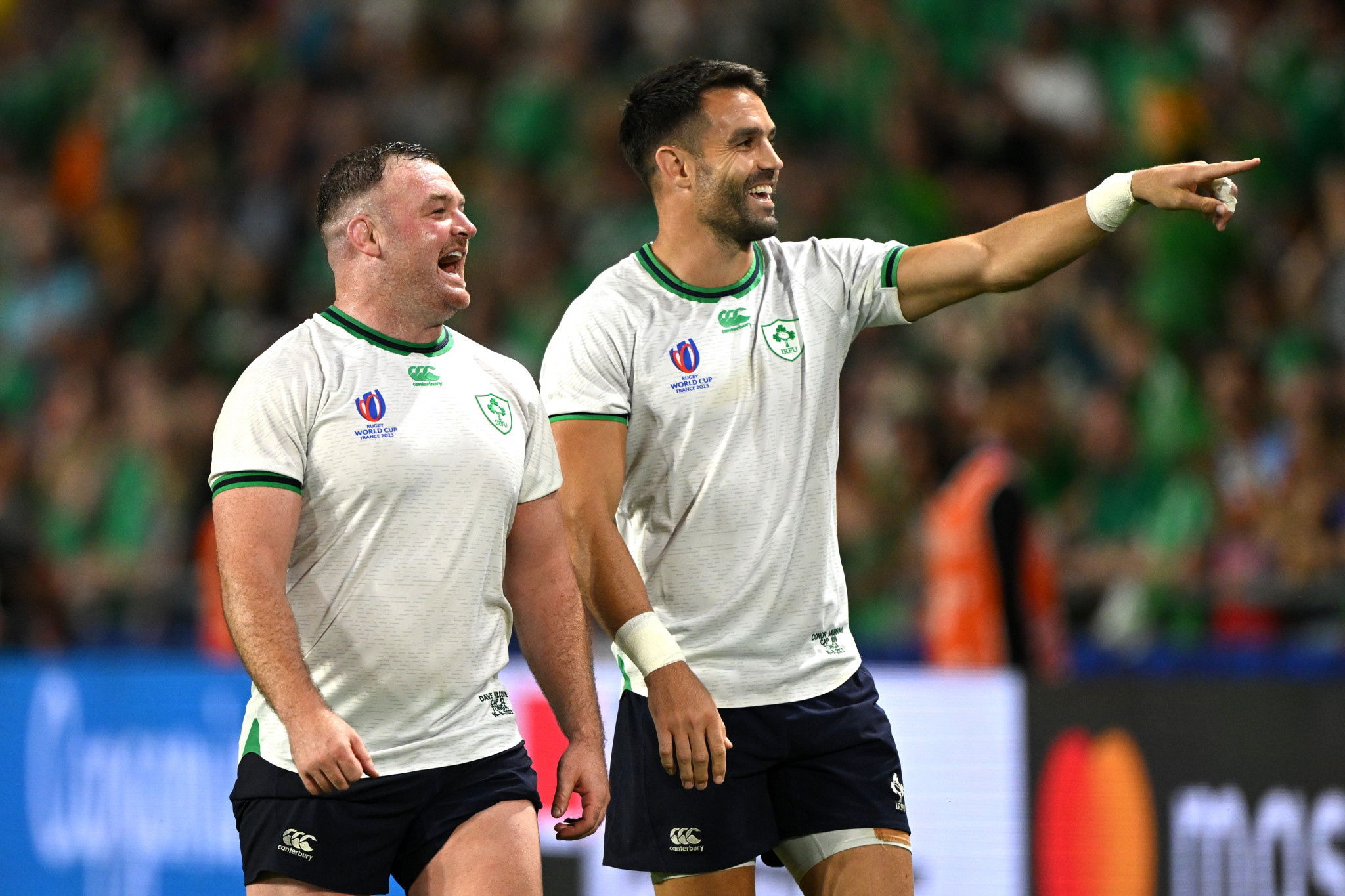 Ireland moved clear atop Pool B  with the 59-16 victory ©Getty Images
