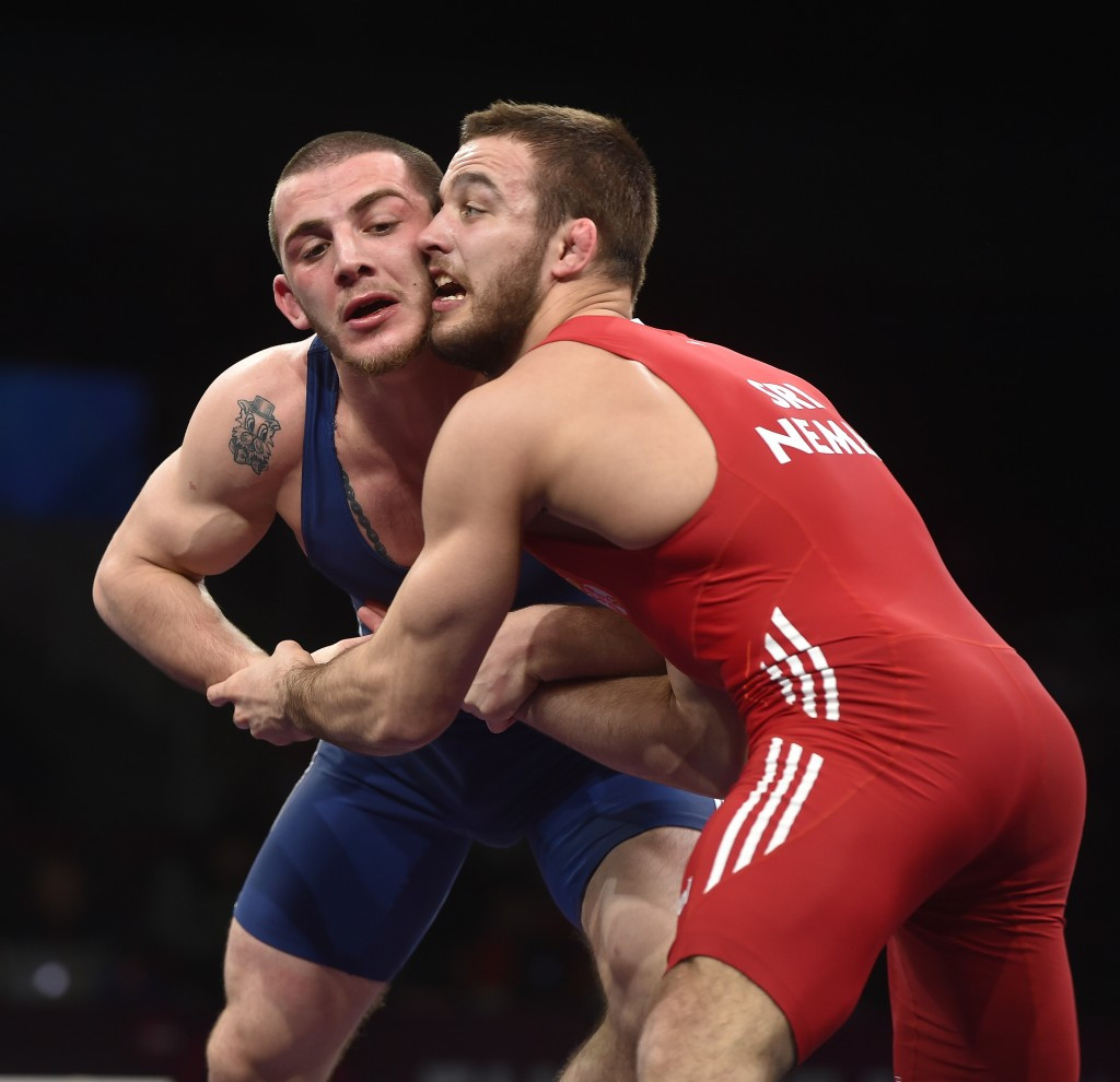 Serbia's Viktor Nemes earned Olympic qualification in front of a home crowd