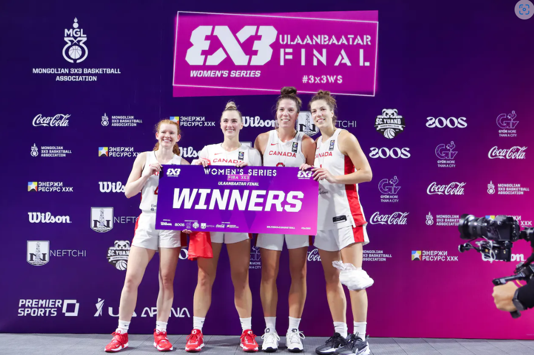 Canada retain FIBA 3x3 Women's Series title in Mongolia