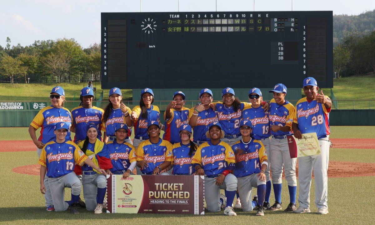 Venezuela clinch qualification from Group B of the Women's Baseball World Cup ©WBSC