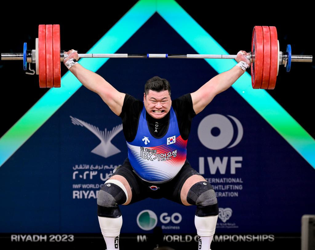
B Group lifter Lee Jaesang from South Korea moved within 2kg of top-10 team-mate Jo Seongbin, pictured, in the long list ©IWF
