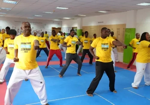  The Korean Cultural Centre in Nigeria has donated equipment to clubs in the country, aiming to develop the sport following a two-day seminar ©KCCN