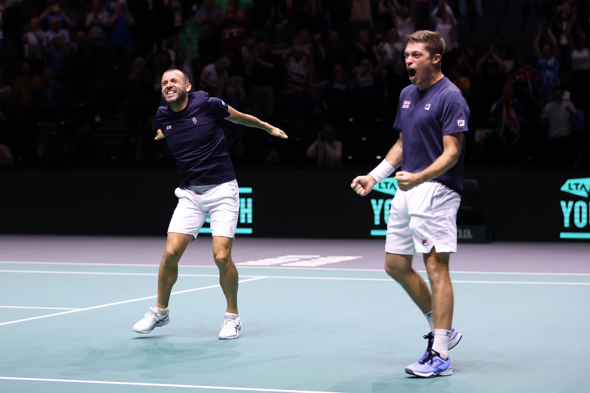 Britan punched their ticket thanks to Dan Evans, left, and Neal Skupski ©Getty Images