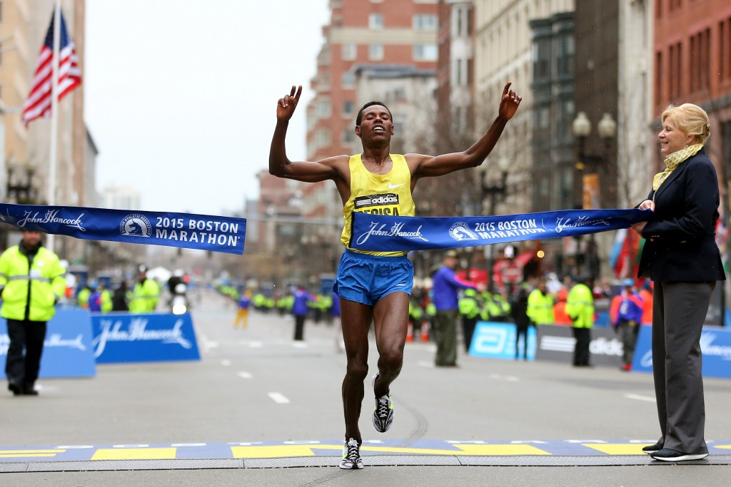 Defending men’s champion Lelisa Desisa will be bidding to claim a third Boston Marathon title when he lines-up for the 120th running of the event tomorrow ©Getty Images