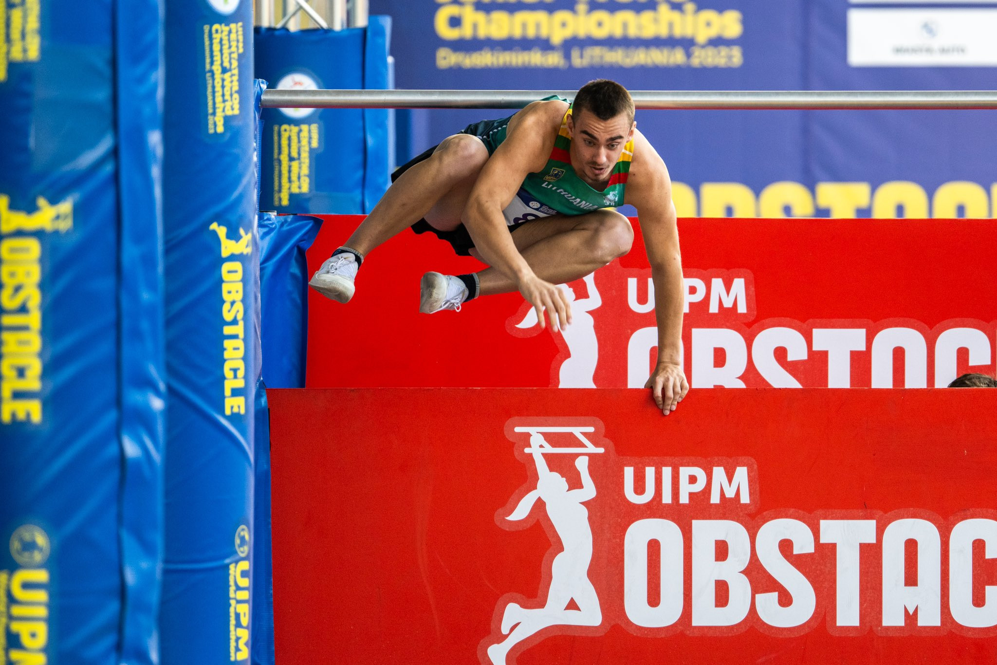 This year's Pentathlon Junior World Championships was the first to include the obstacle discipline ©UIPM