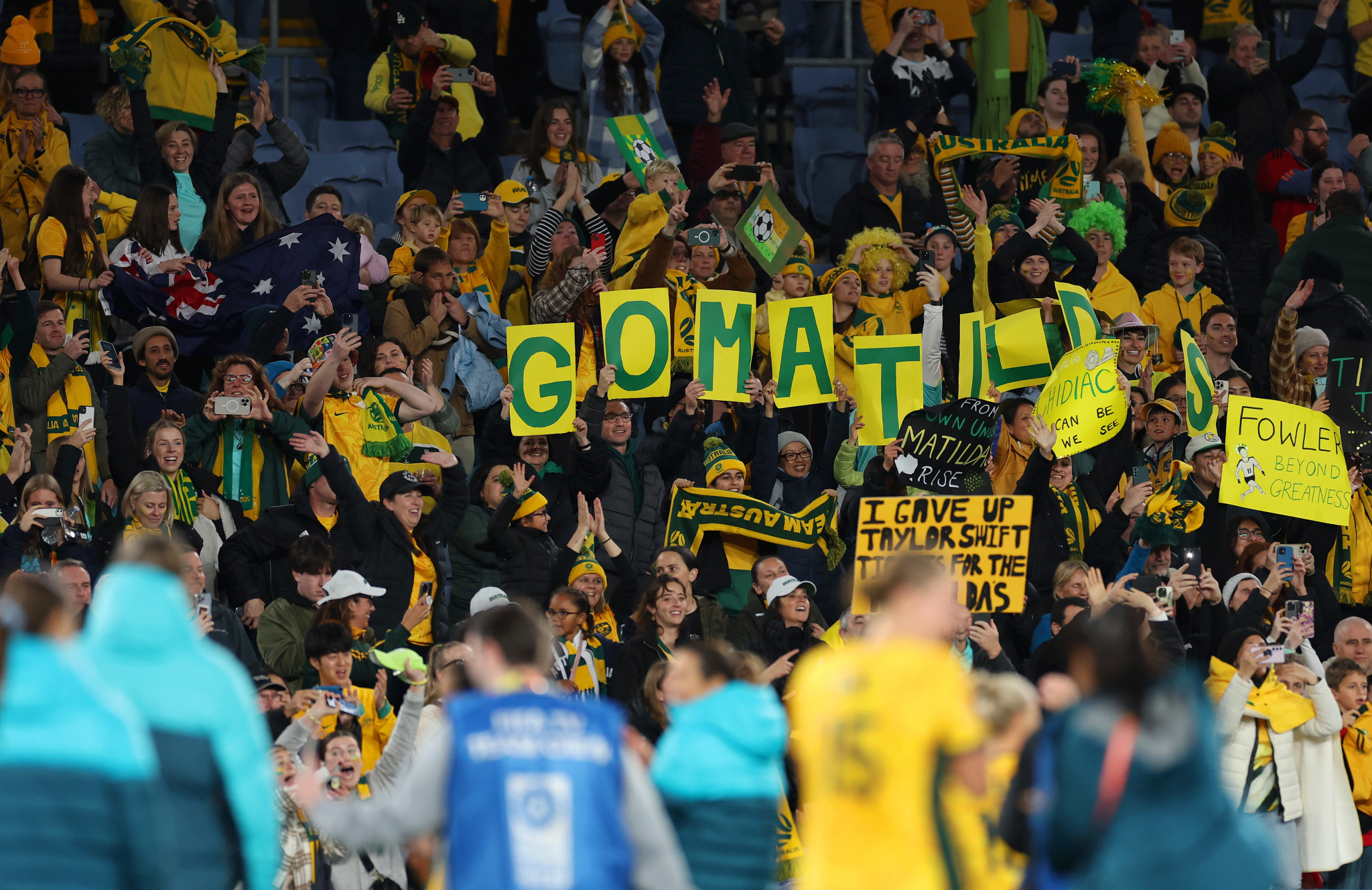 Fans turned up in huge numbers to support the Matildas during the FIFA Women's World Cup this year ©Getty Images