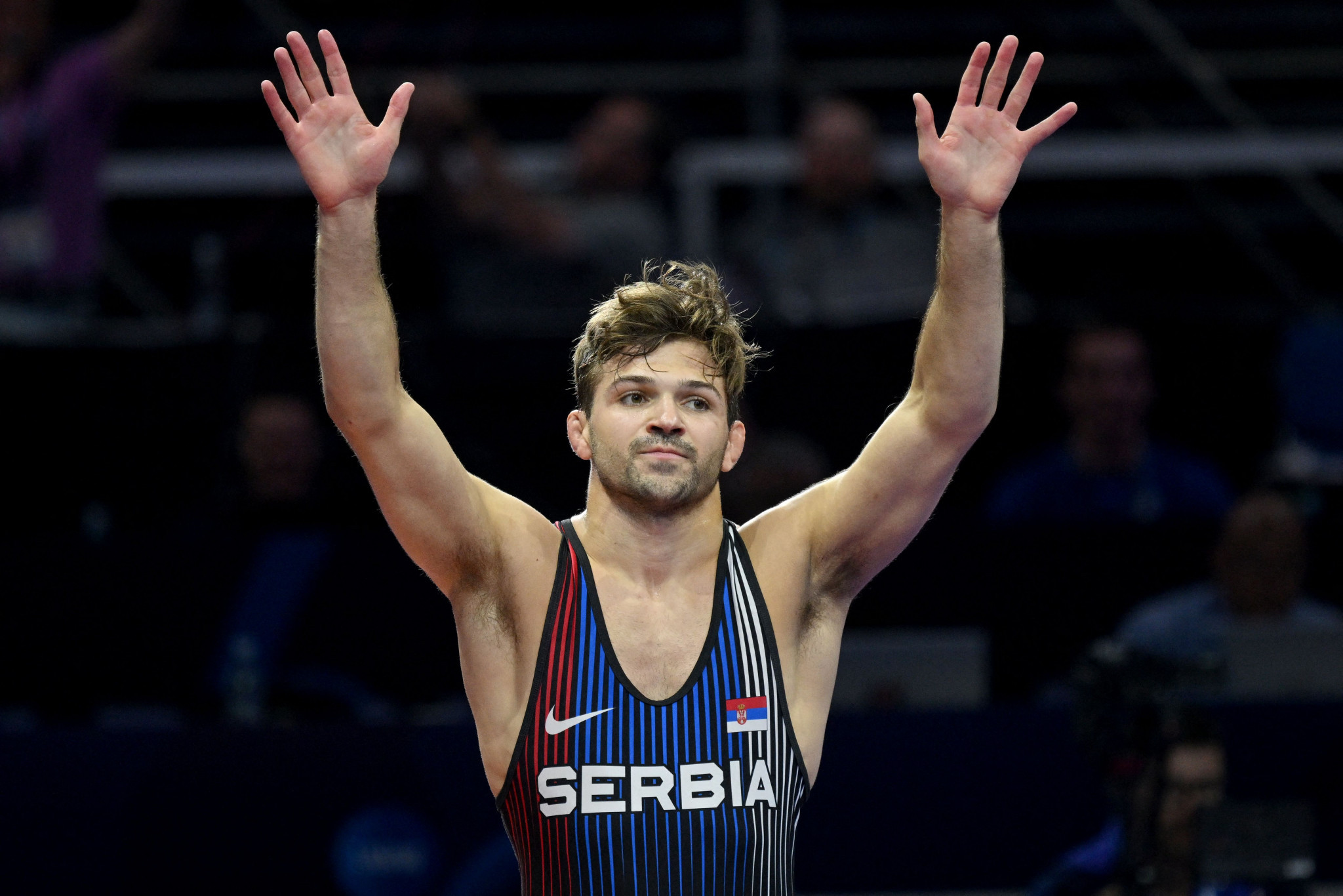 Mićić sends home crowd wild with historic gold at World Wrestling Championships