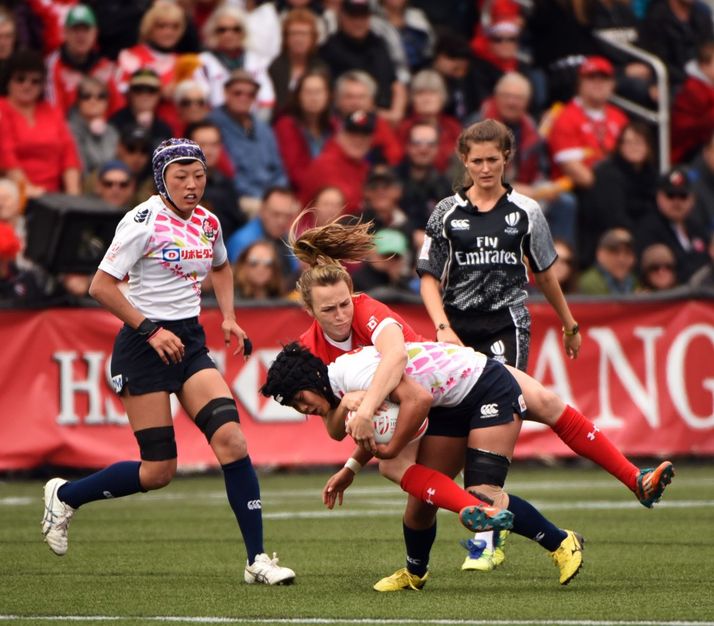 Canada yet to concede a point at home leg of World Rugby Women's Sevens Series