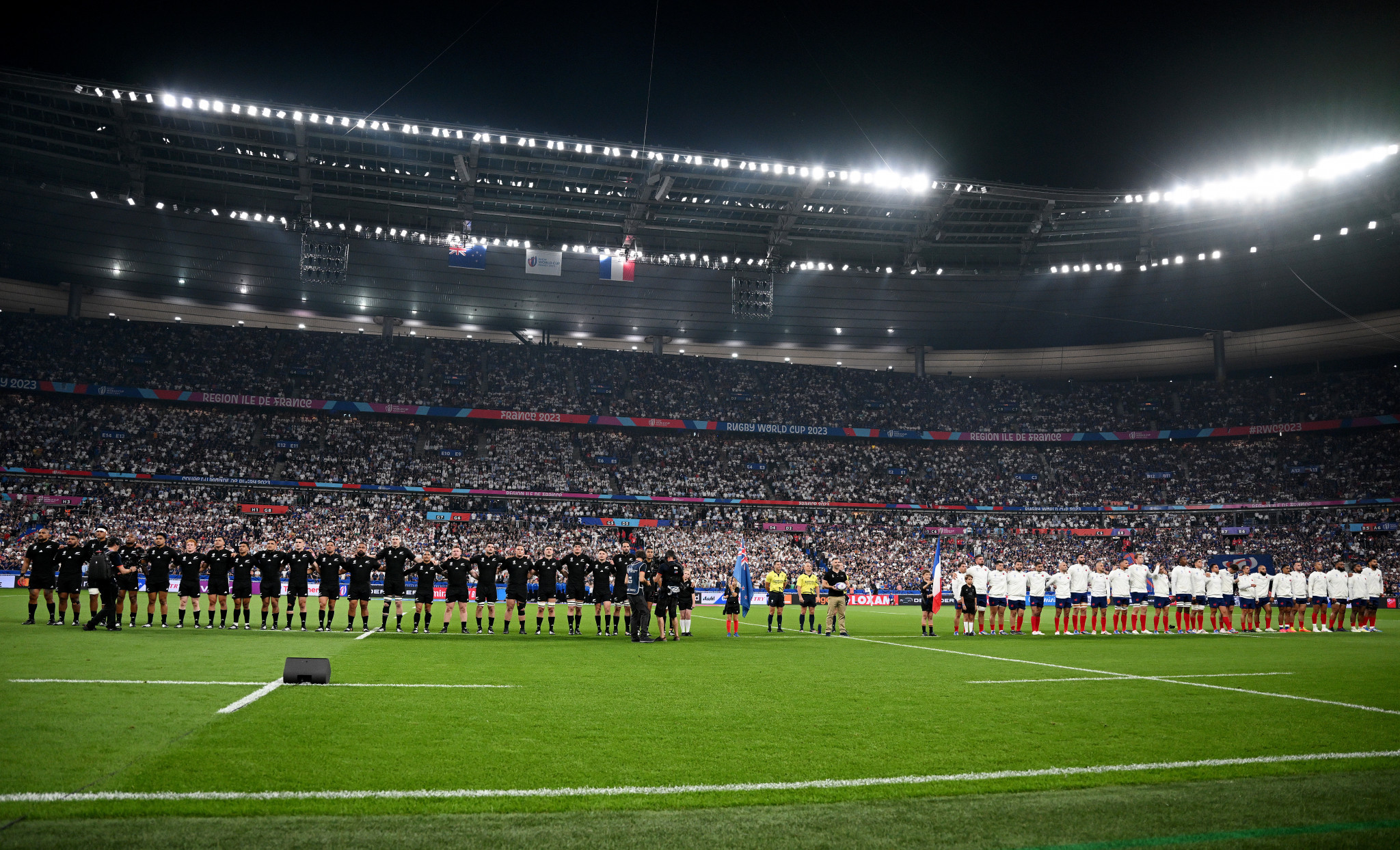 The much-anticipated La Marseillaise was barely recognisable in France's opening fixture of its home Rugby World Cup ©Getty Images