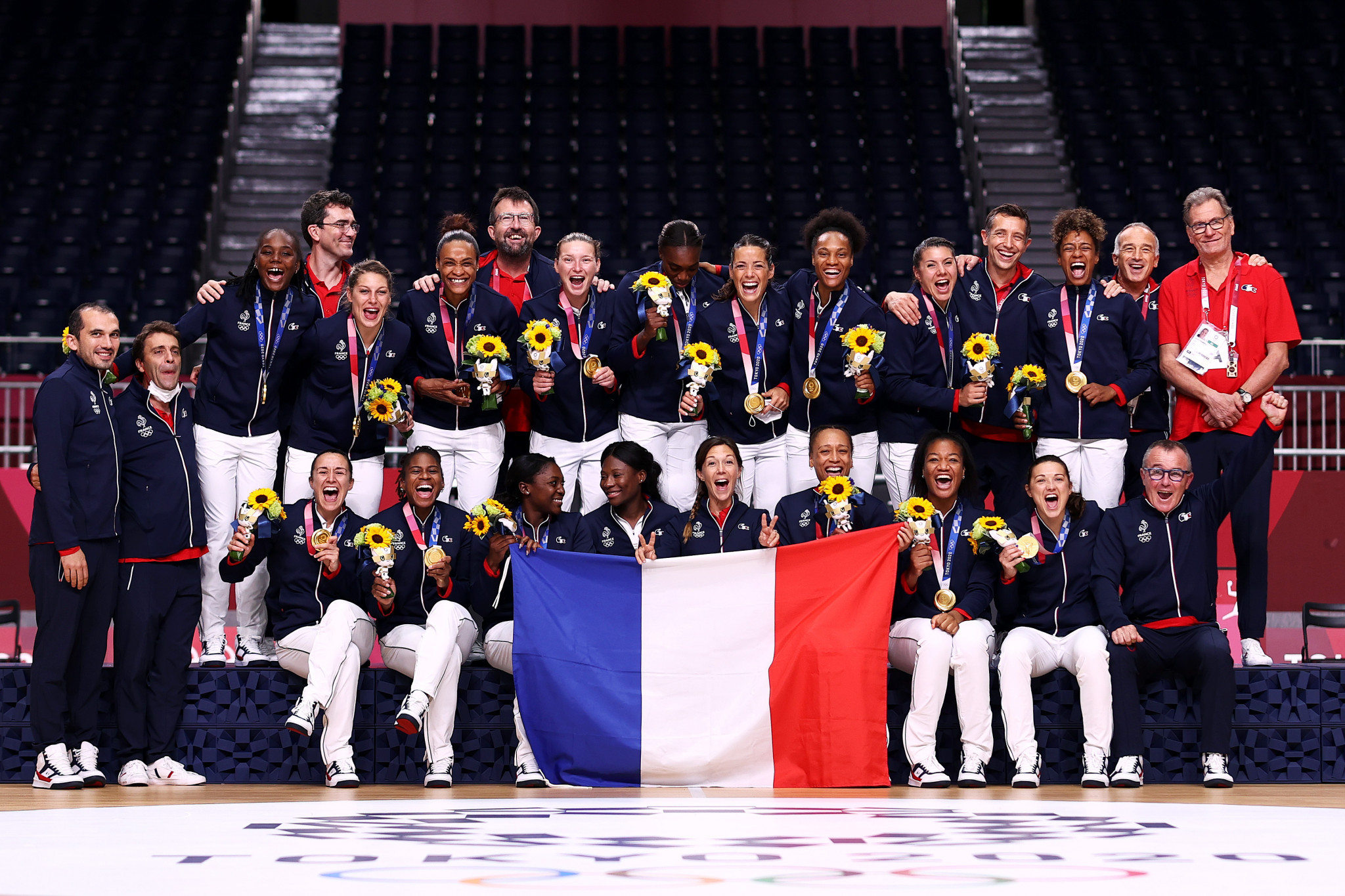 France won 10 Olympic gold medals at Tokyo 2020, including the men and women's handball tournaments ©Getty Images