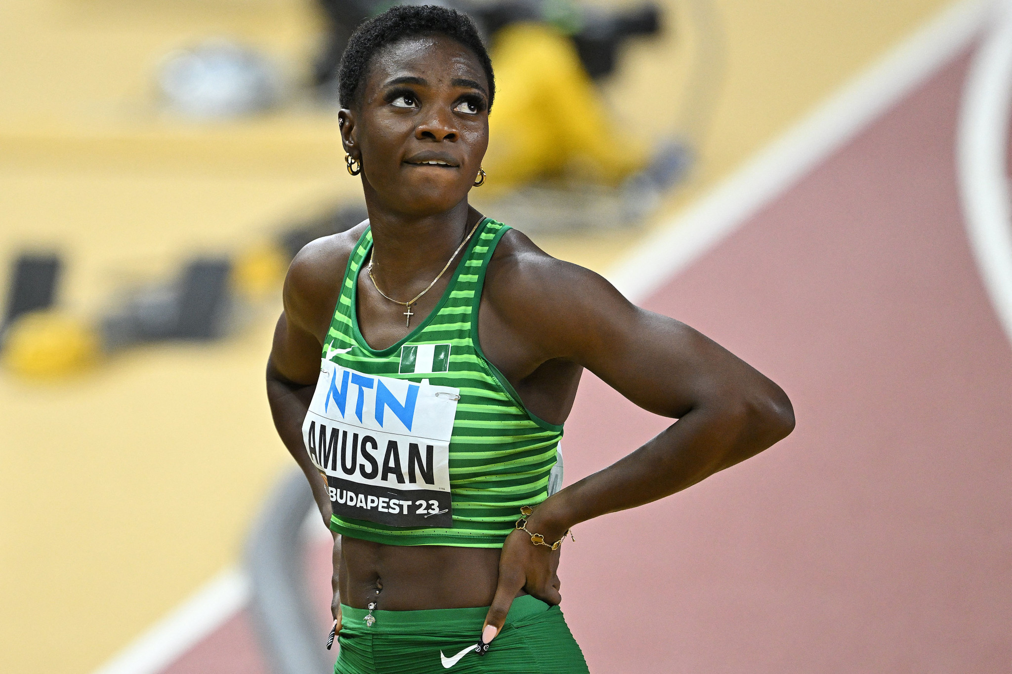 The Athletics Integrity Unit has appealed against the decision to clear Nigeria's former 100m hurdles world champion Tobi Amusan of whereabouts failures ©Getty Images