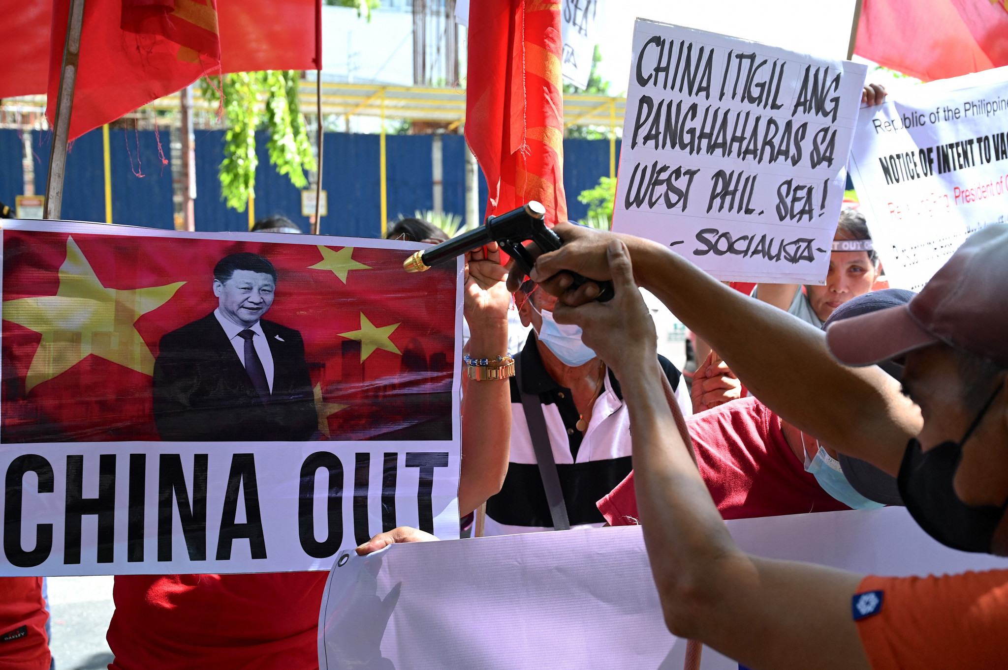 Tensions are high between China and the Philippines due to a territorial dispute ©Getty Images