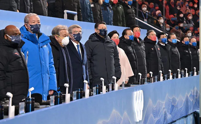 Xi Jinping has regularly attending the Opening Ceremonies of major events in China, including last year's Winter Olympic Games in Beijing ©Getty Images
