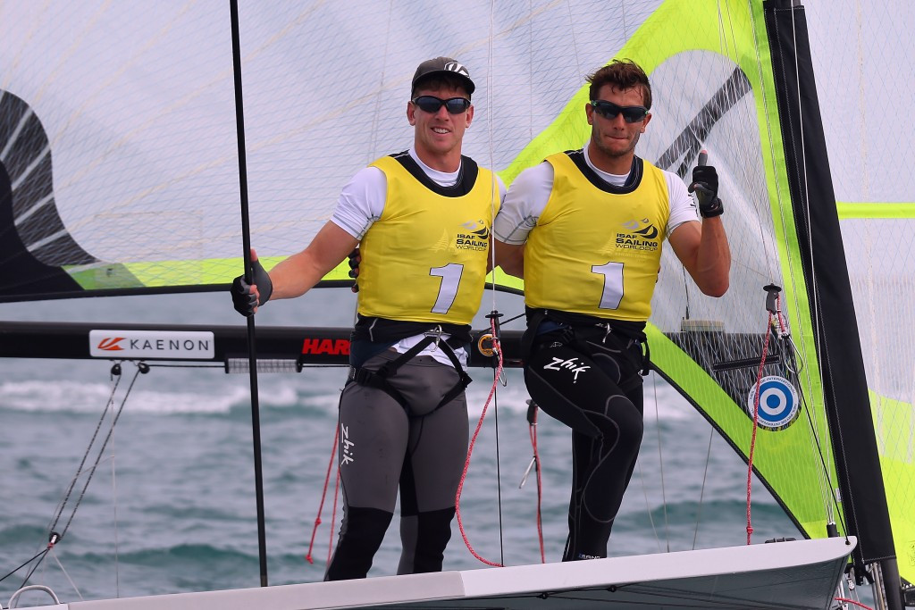 New Zealand's Peter Burling and Blair Tuke cruised to victory in the 49er