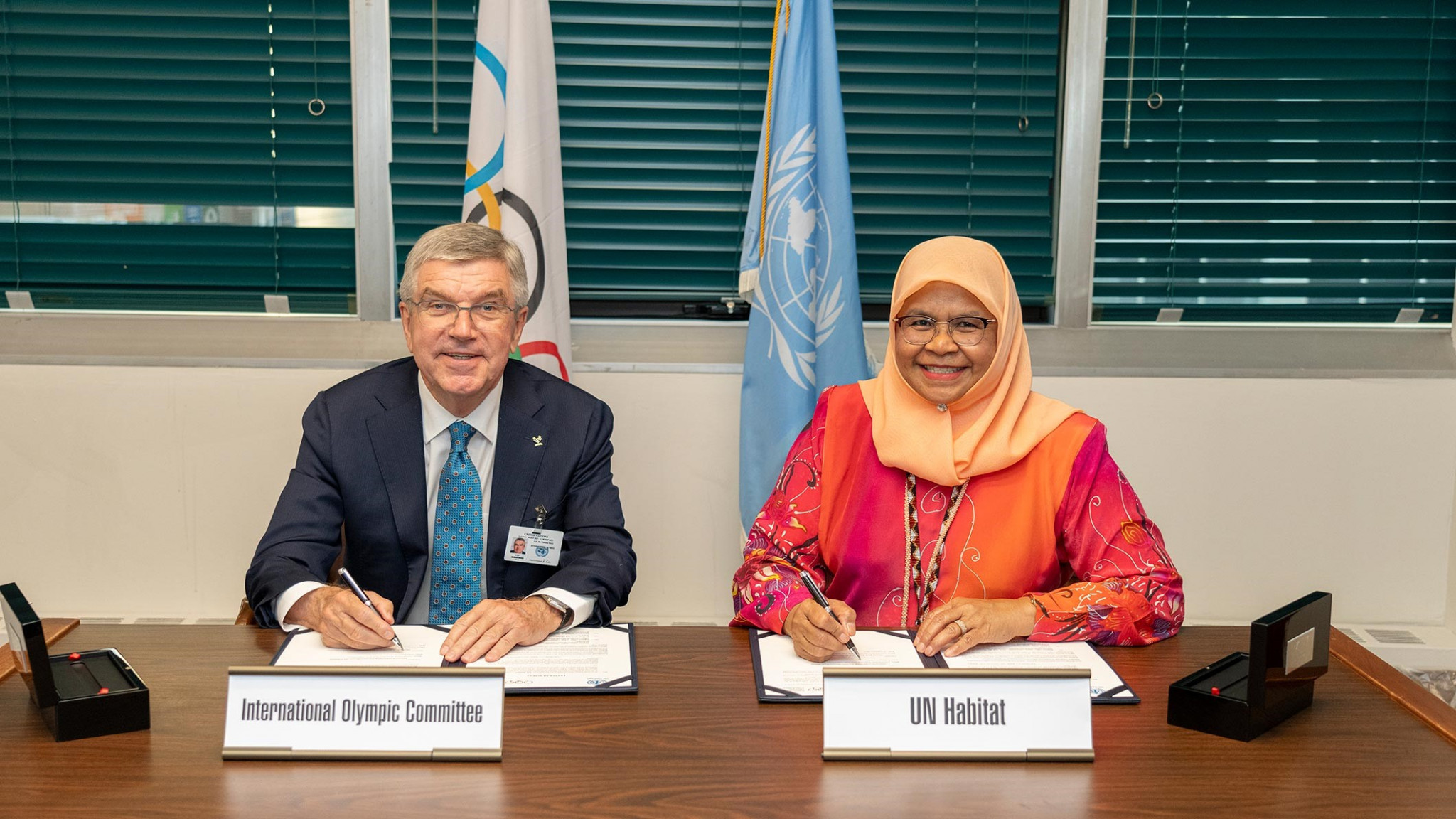 IOC signs agreement with UN-Habitat to promote sport in urban environments