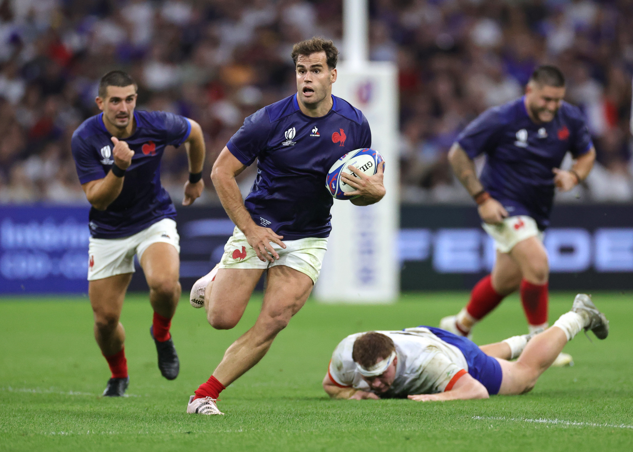 France humble Namibia but lose skipper Dupont to head injury at Rugby World Cup