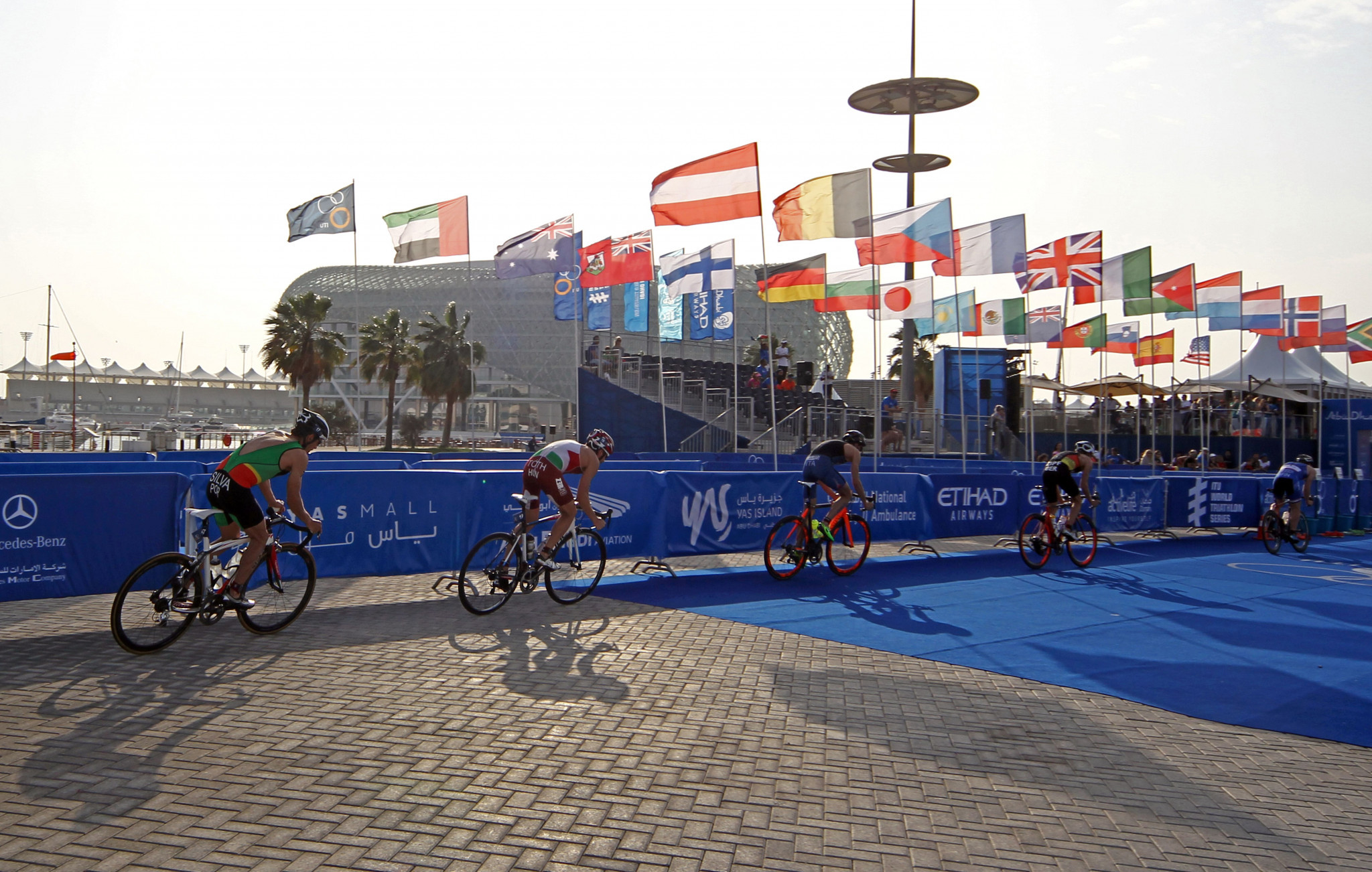 Abu Dhabi is set to host the opening World Triathlon Championship Series event of 2024 on March 2 and 3 ©Getty Images