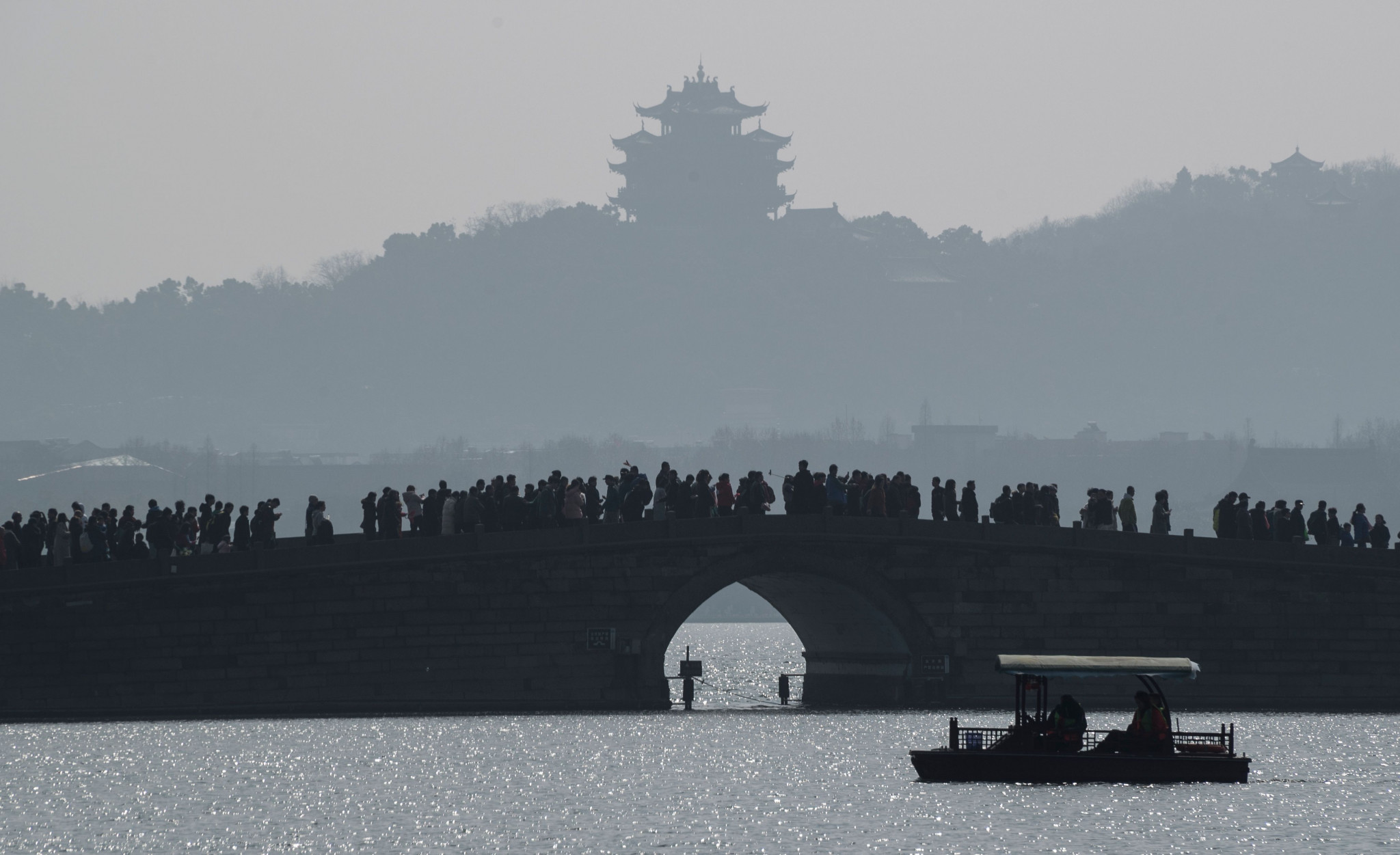 Hangzhou's West Lake is set to feature heavily during the Parade of Nations ©Getty Images
