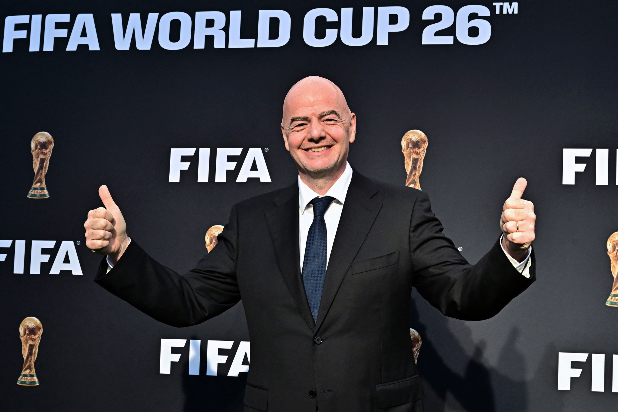FIFA President Gianni Infantino has been in the US this week ©Getty Images