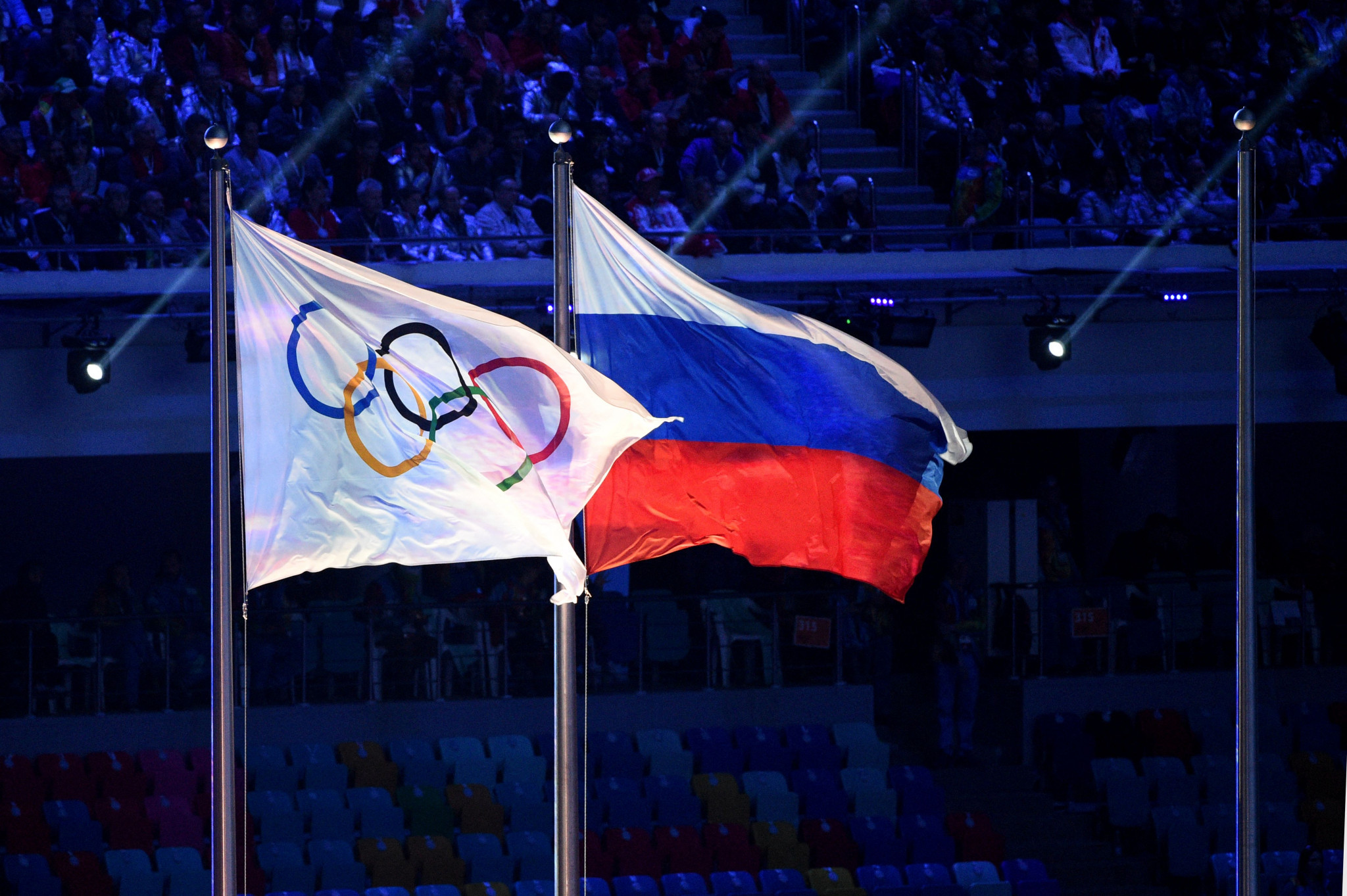 Russia's flag will not be able to be flown at the Olympics and Paralympics under the consequences announced by WADA ©Getty Images