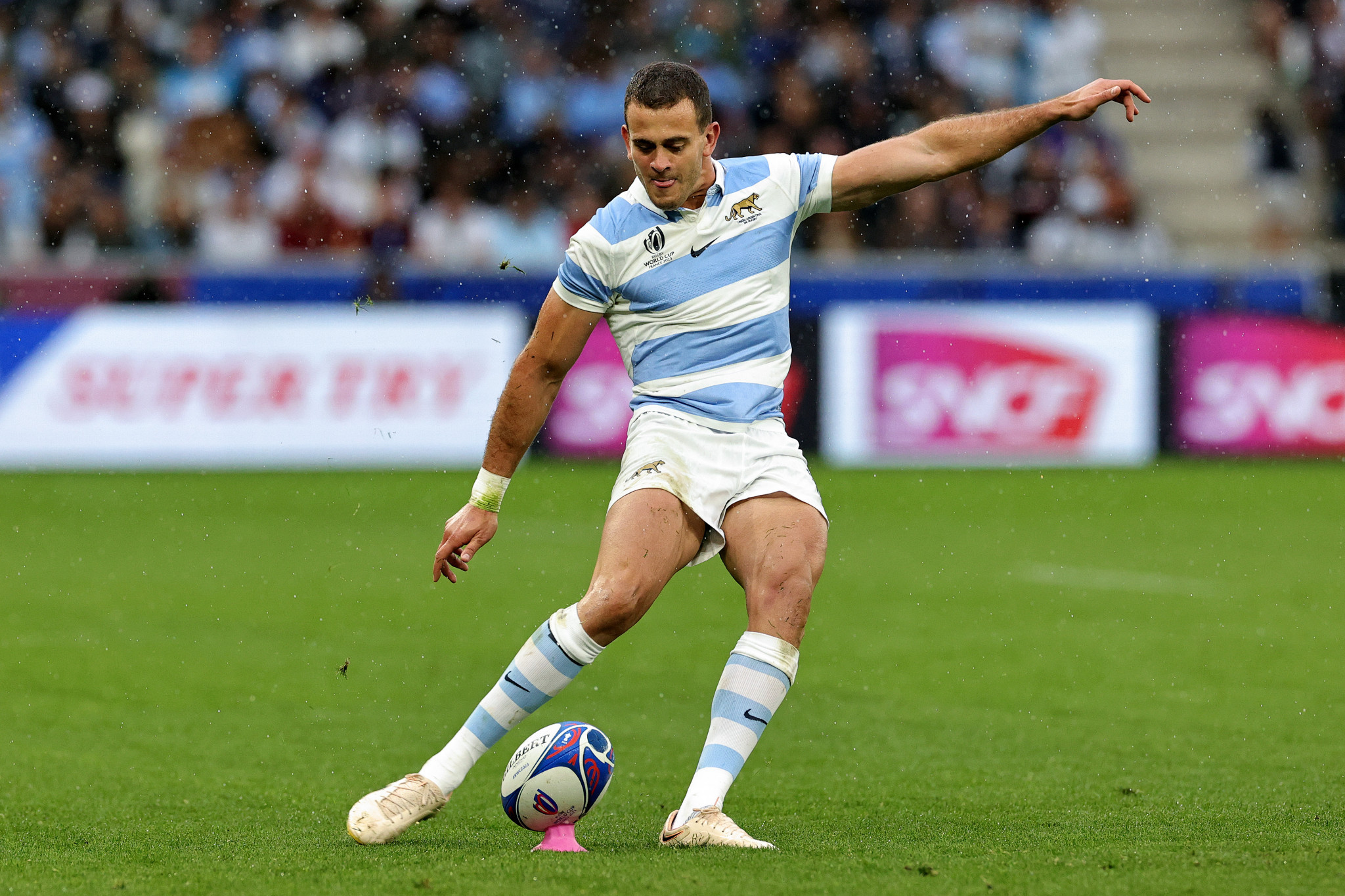 Boffelli brilliance propels Argentina to first win of Rugby World Cup against Samoa