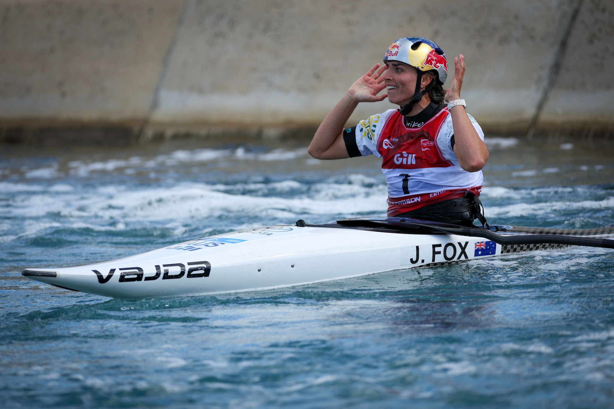 Australia's Jessica Fox added a women's kayak title at Lee Valley to her decorated list of honours ©Getty Images
