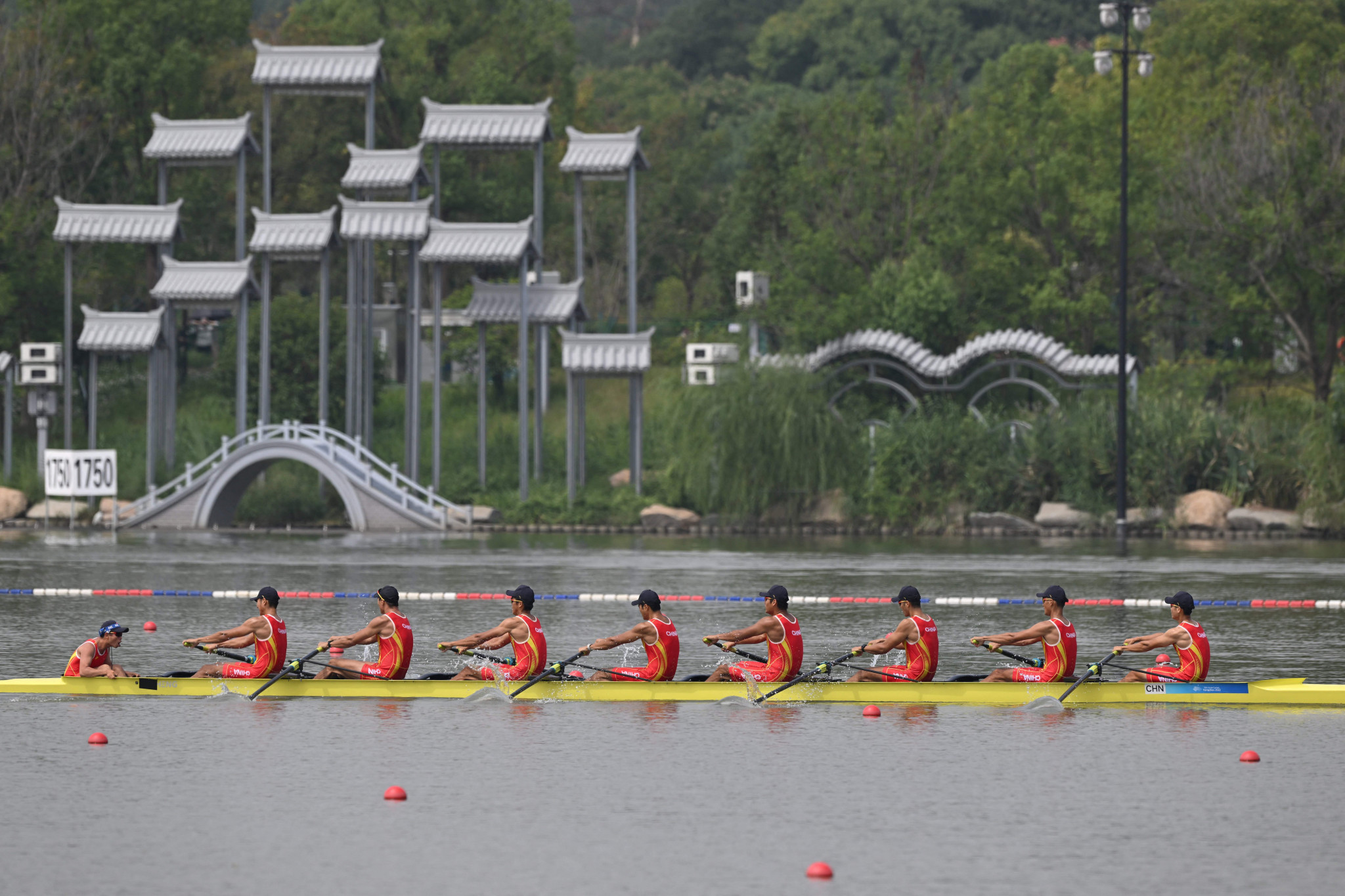 China dominated today's rowing events as the country won six of seven gold medals ©Getty Images