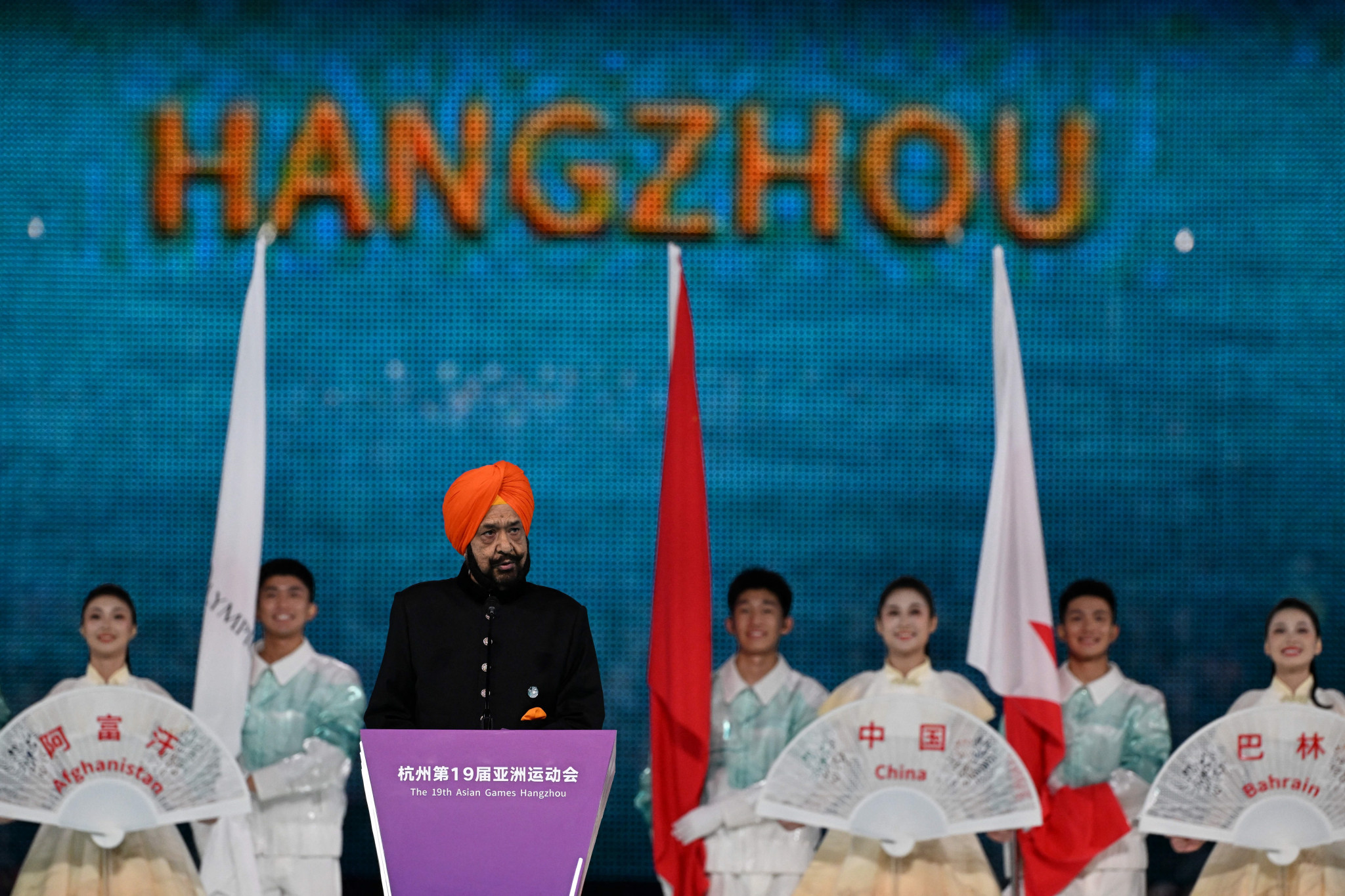 OCA Acting President Randhir Singh has been warned by WADA that his organisation could face compliance proceedings over its decision to allow North Korea's flag to be on show at the Asian Games ©Getty Images