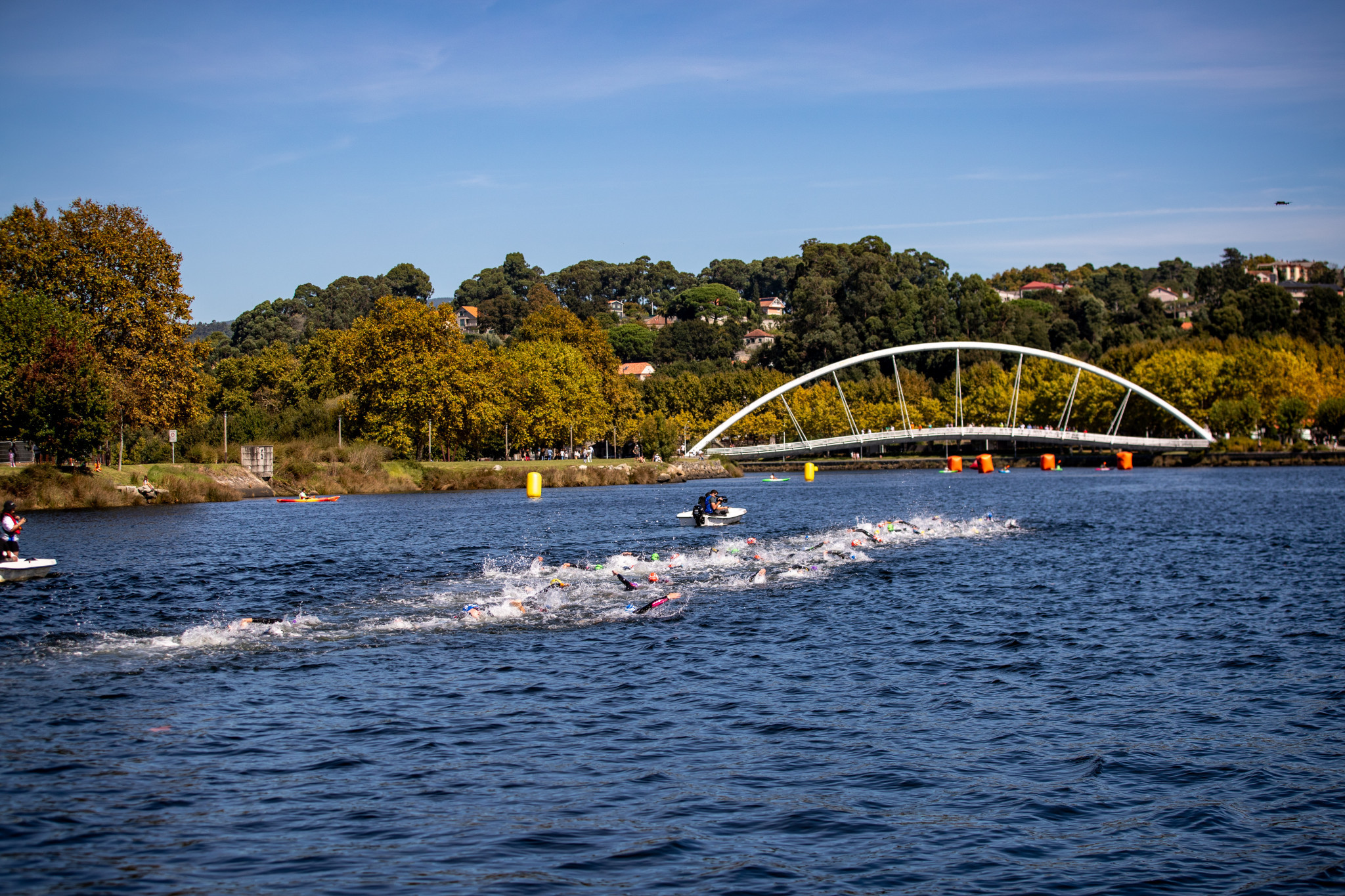 There were glorious conditions for the final day of competition in Pontevedra at the World Triathlon Championship Finals ©World Triathlon
