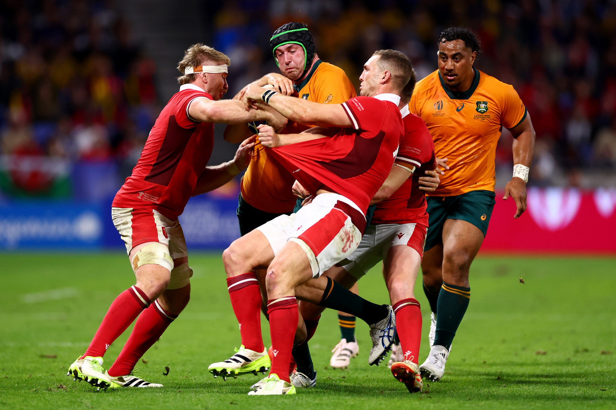 Wales produced a commanding display against a Wallabies side who face being eliminated at the pool stage for the first time at the Rugby World Cup ©Getty Images  