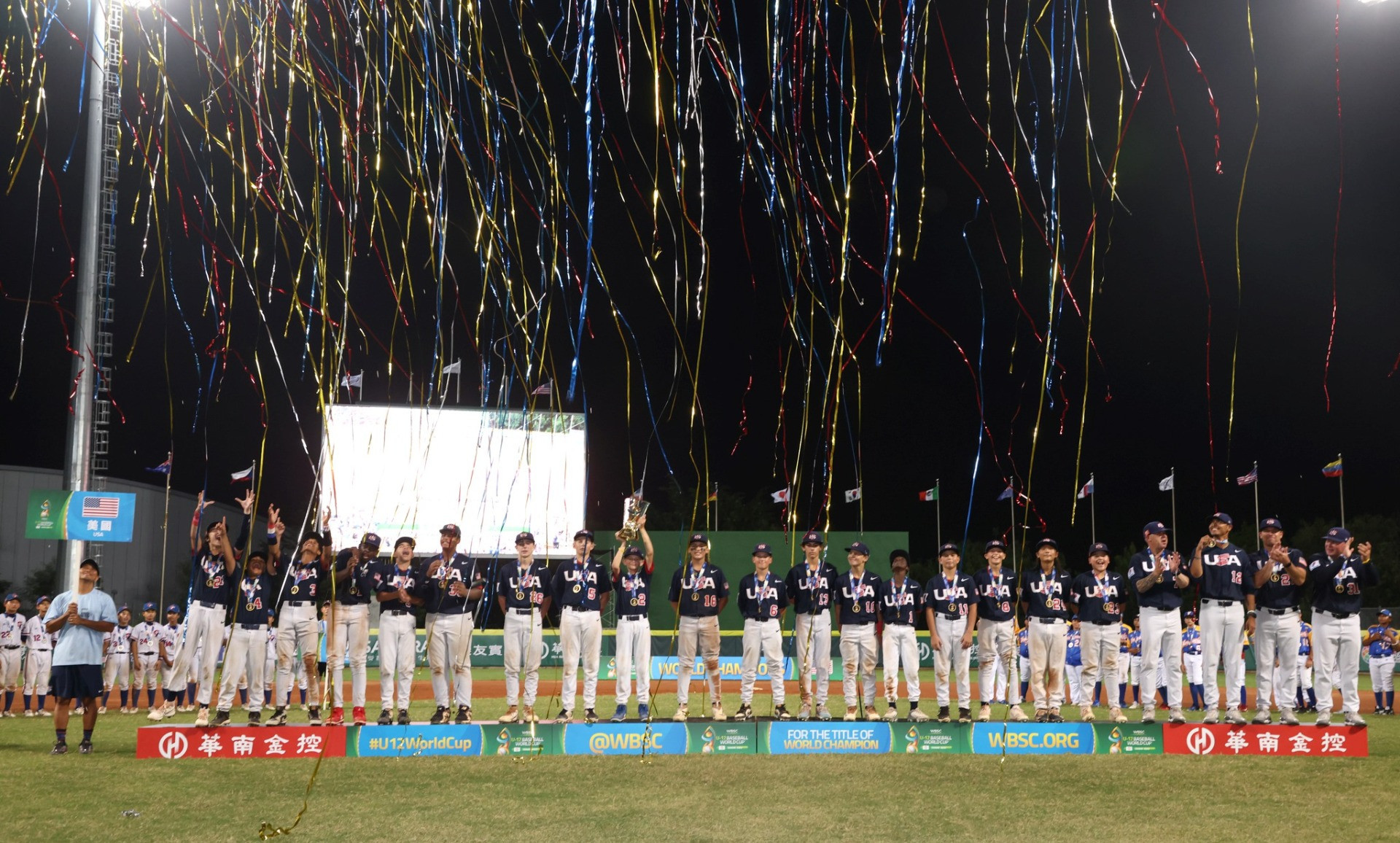 United States won the WBSC Under-12 World Cup for the fifth time in 2023 ©WBSC