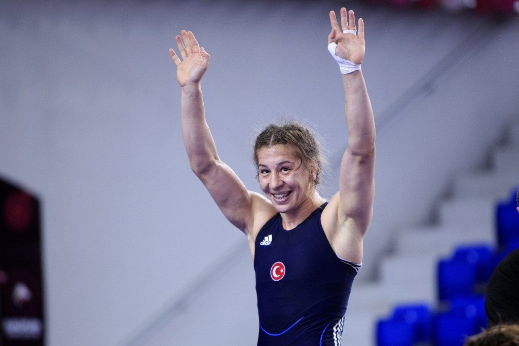 Yasemin Adar was one of three Turkish wrestlers to book a place at Rio 2016 today ©UWW