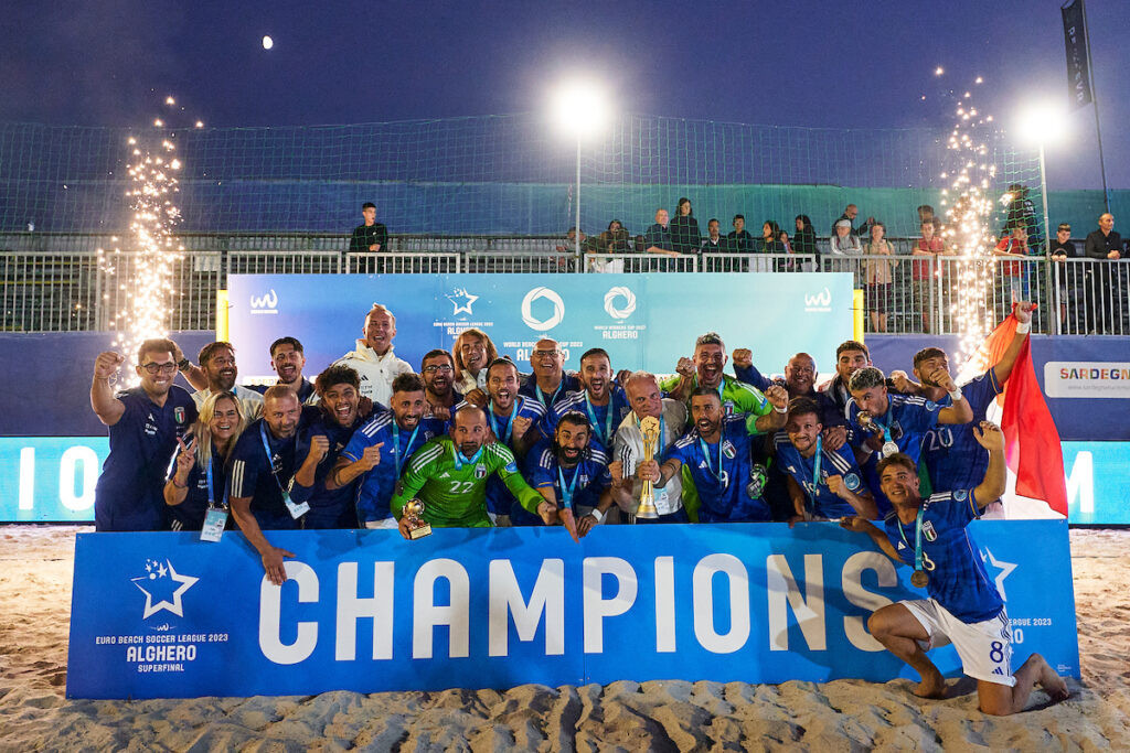 Italy and Spain triumph at 2023 Euro Beach Soccer League
