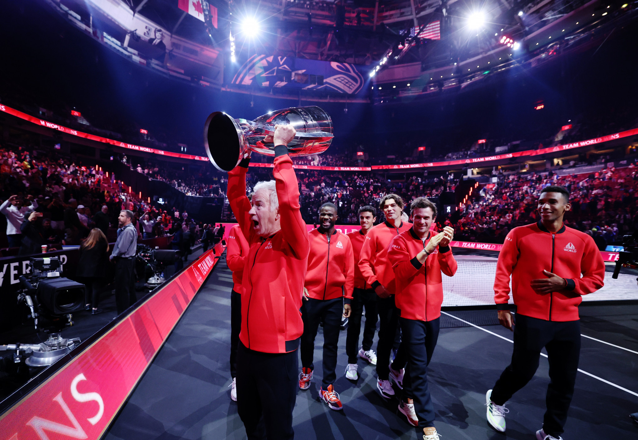 McEnroe and Team World lift Laver Cup again after dominating win
